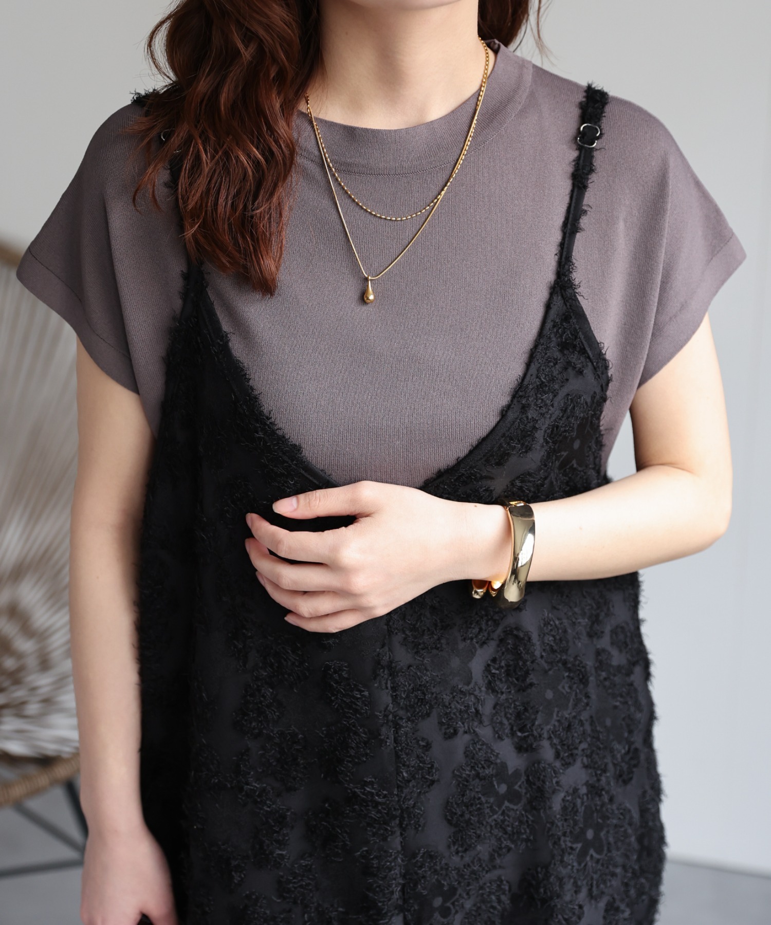 model：156cm 着用サイズ：FREE