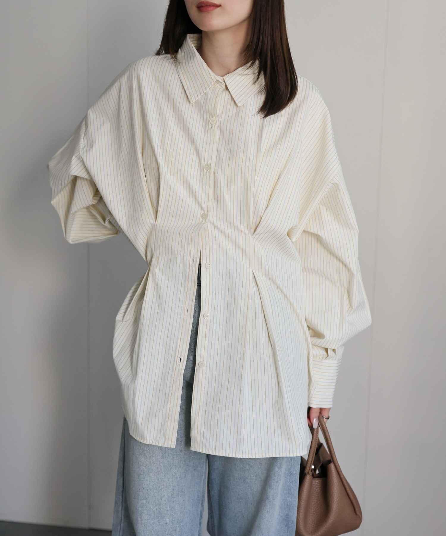 model：162cm 着用サイズ：F