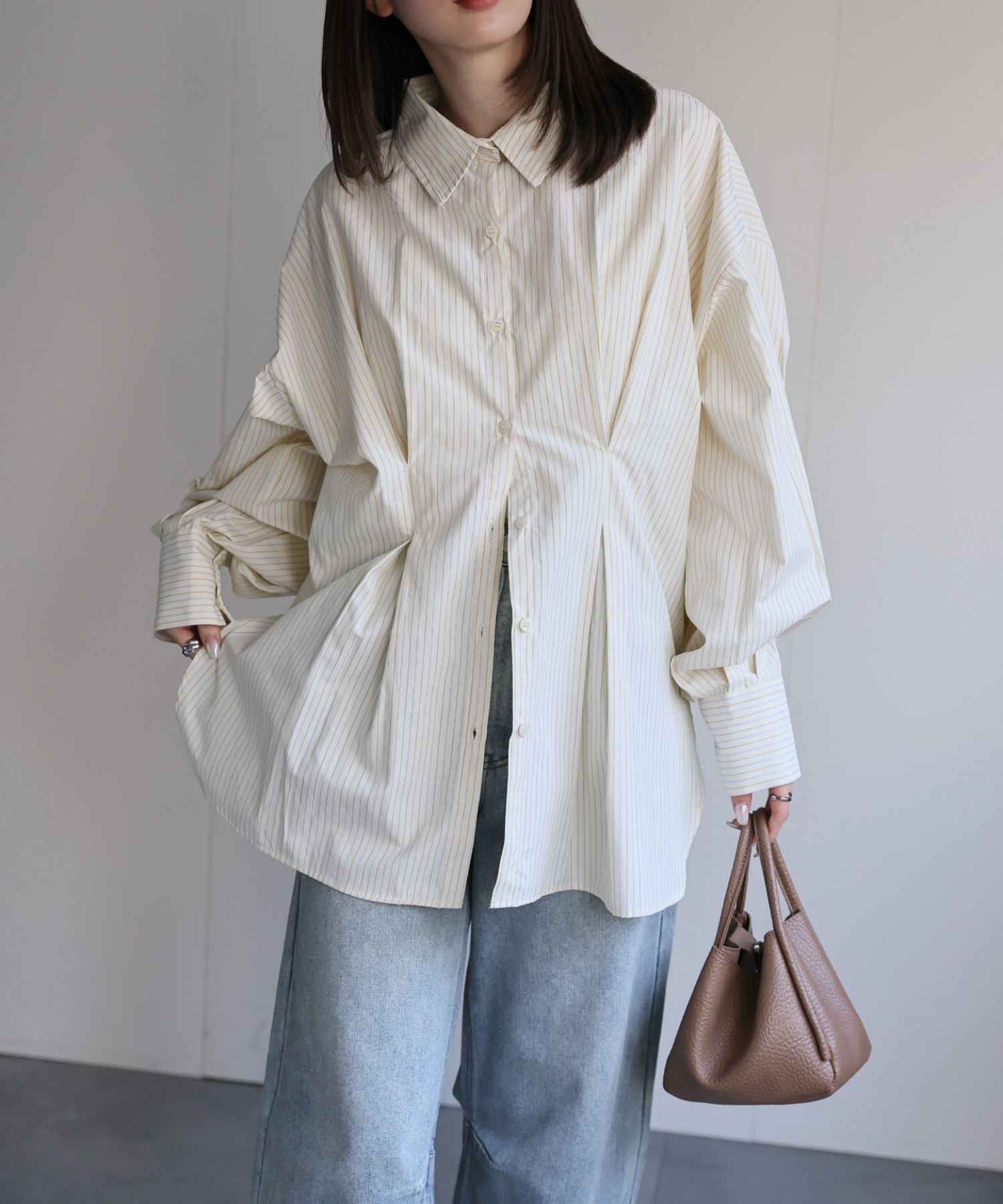 model：162cm 着用サイズ：F