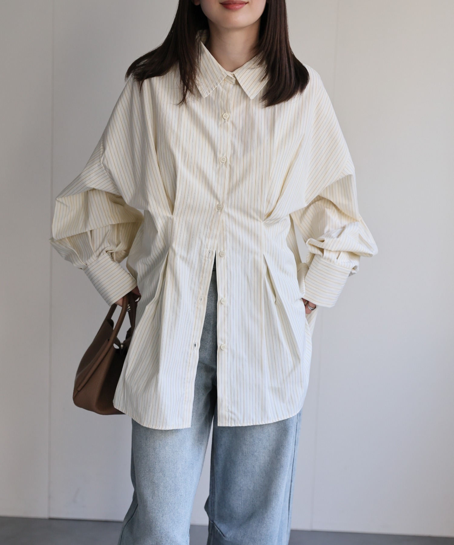 model：162cm 着用サイズ：F