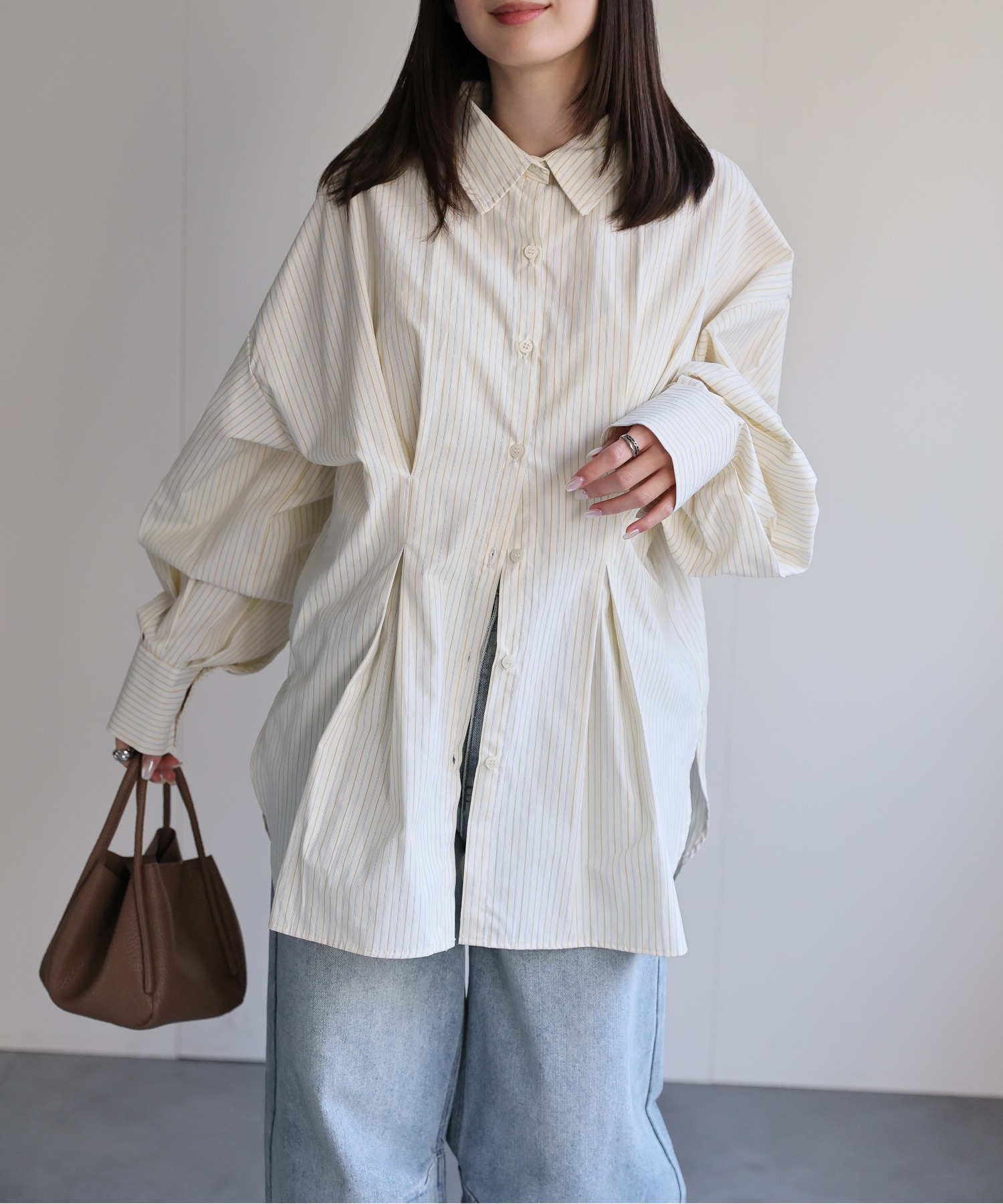 model：162cm 着用サイズ：F