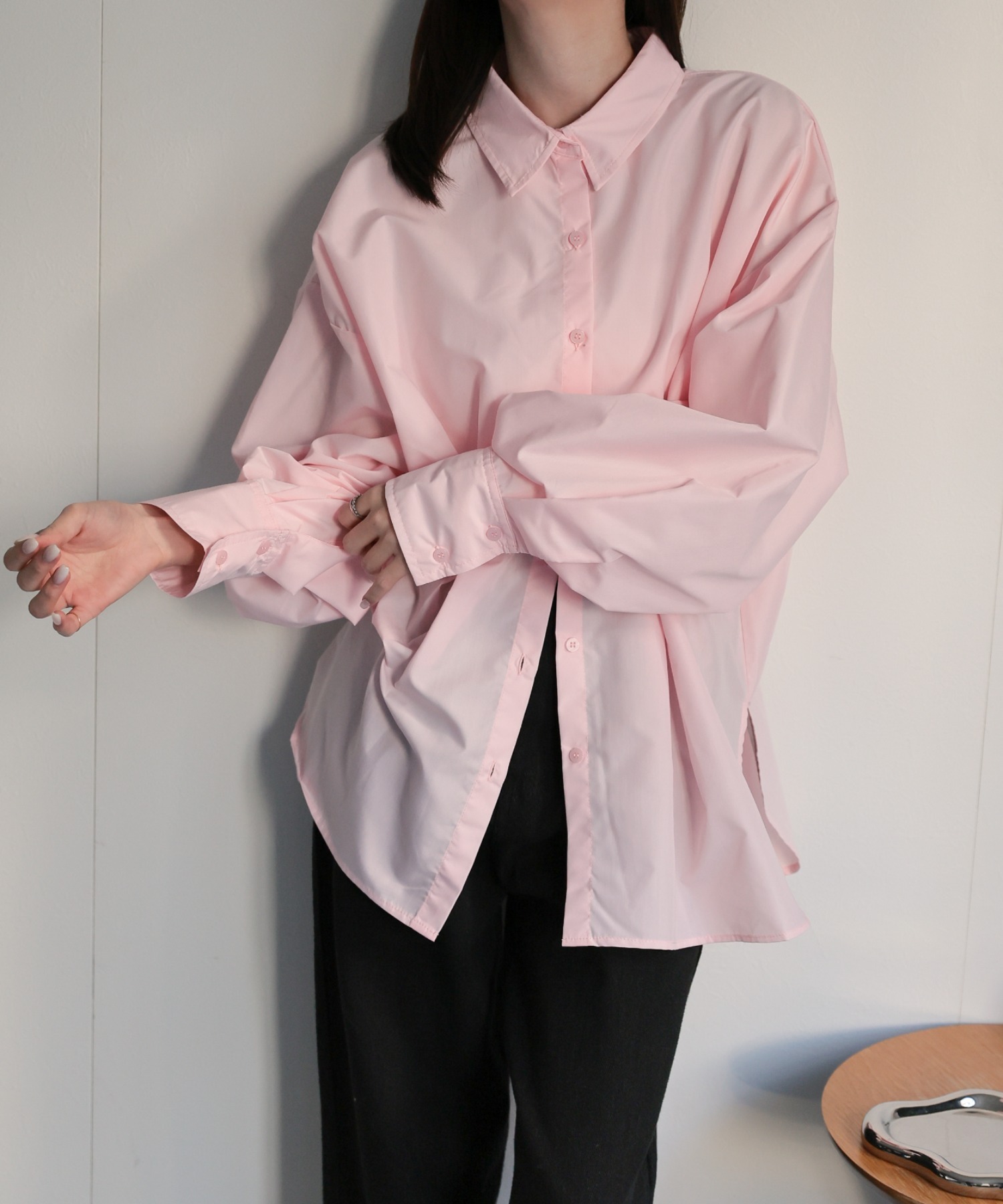 model：162cm 着用サイズ：F