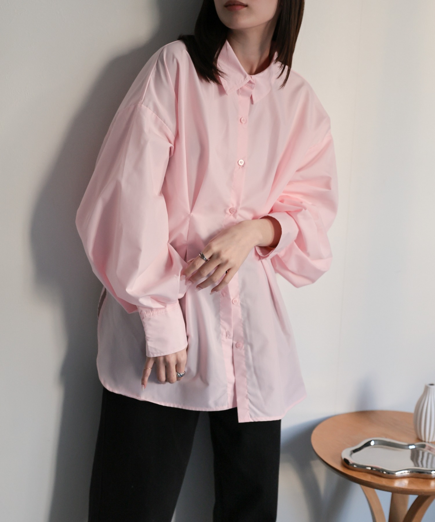 model：162cm 着用サイズ：F
