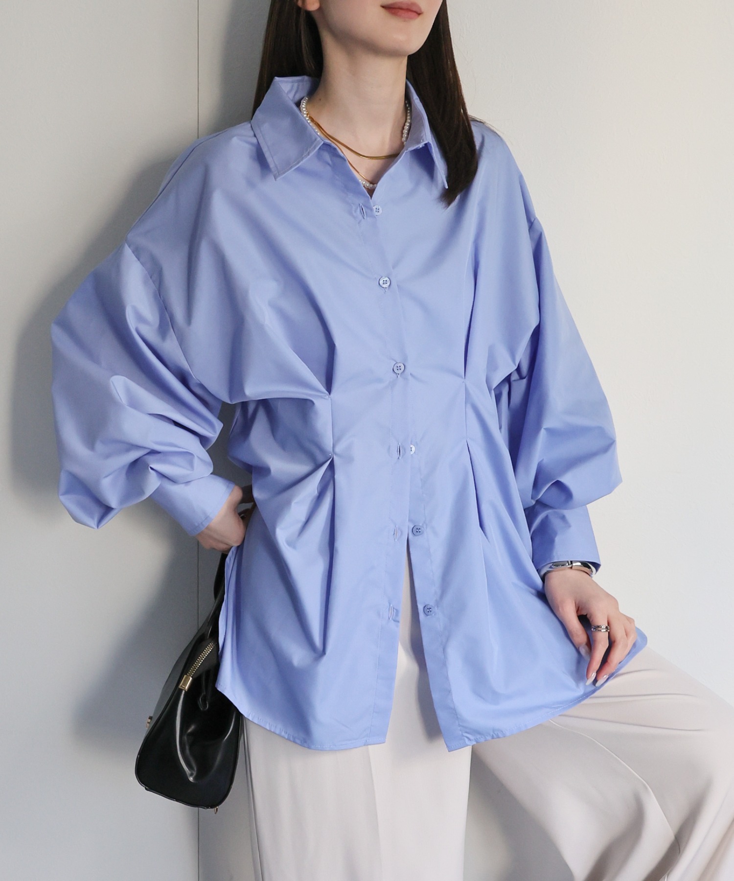 model：162cm 着用サイズ：F