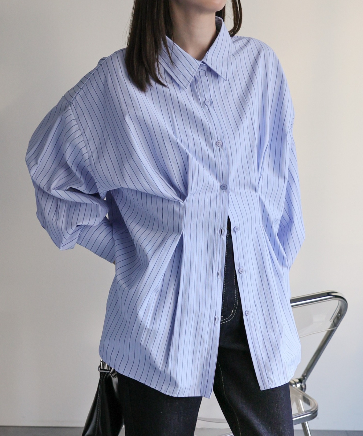 model：162cm 着用サイズ：F