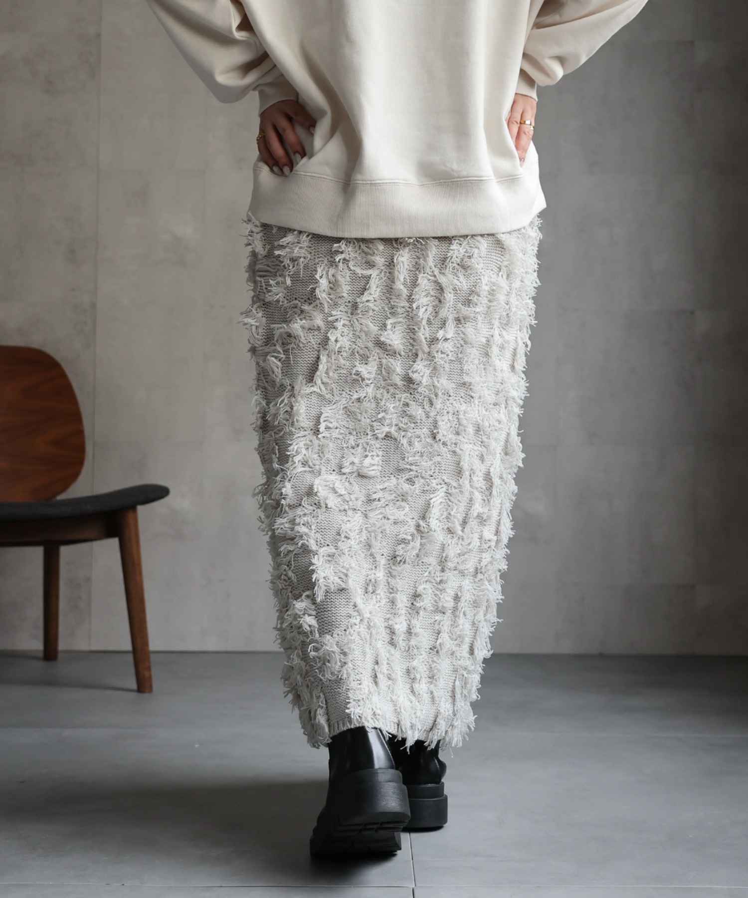 model：158cm 着用サイズ：FREE