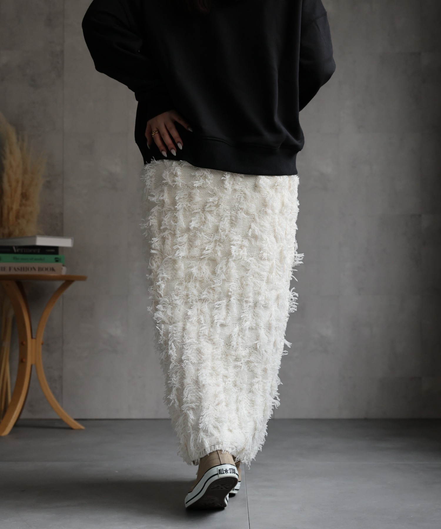 model：158cm 着用サイズ：FREE