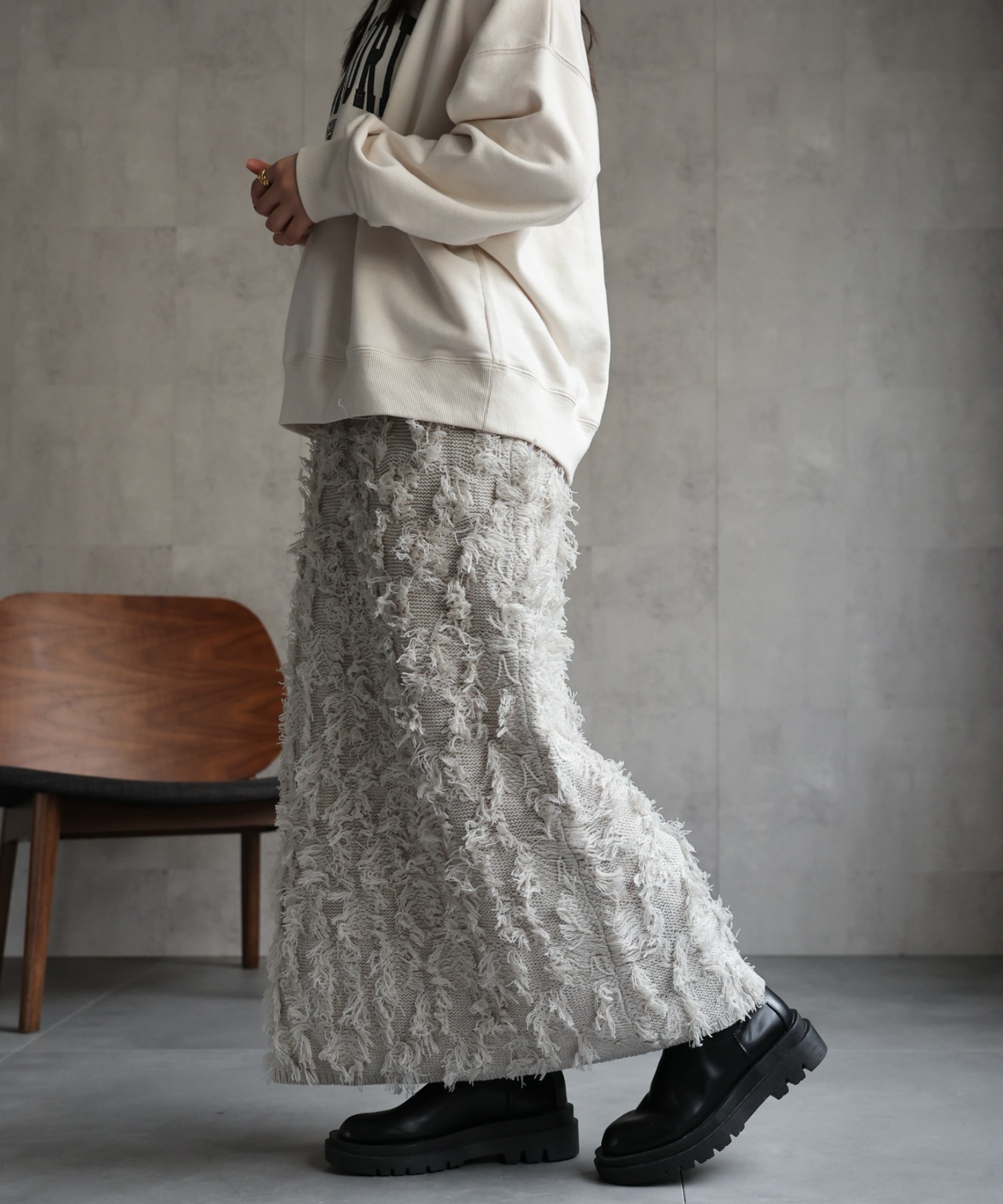model：158cm 着用サイズ：FREE