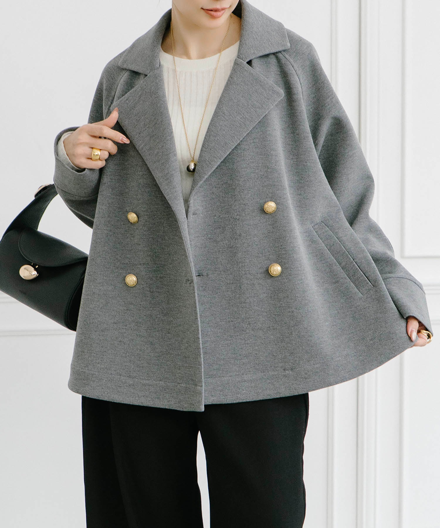 Emma Taylor ミドルフレアトレンチコート Emma Taylor ミドルフレアトレンチコート ミドルフレアステンカラー