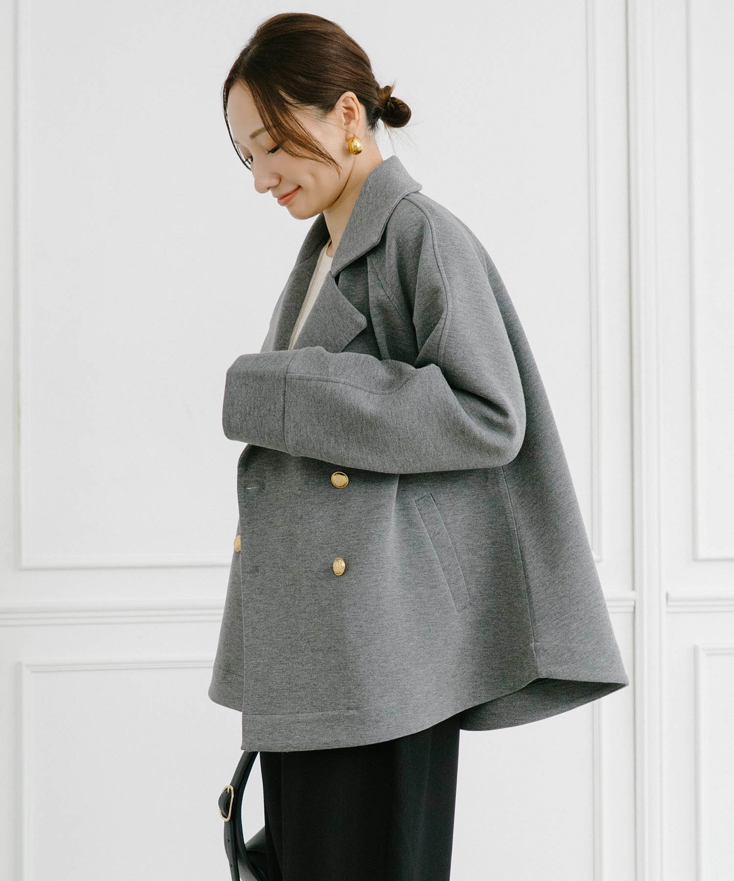 ダンボールミドルフレアートレンチコート Emma Taylor│STYLEDOOR