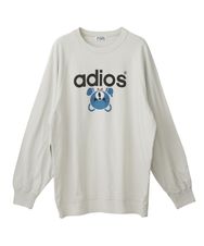 ADIOS プリント ビッグTシャツ