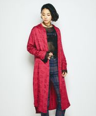 VINYL JUNKIEジャカード スタンドカラーシャツワンピース
