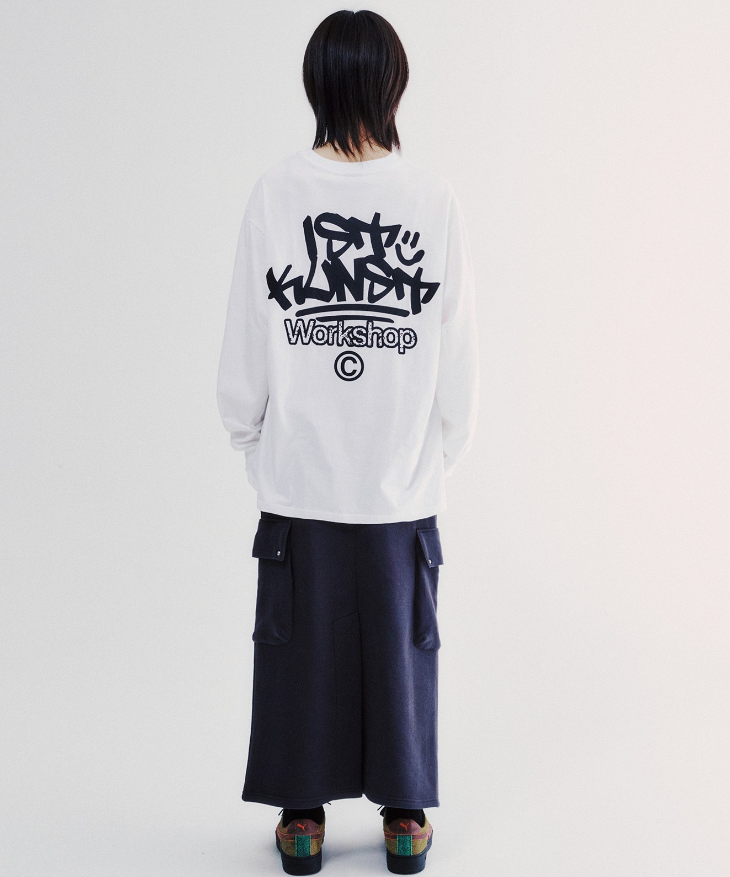A'GEM/9 × .kom 『ISTKUNST/イストクンスト』 IK TAG LOGO LS
