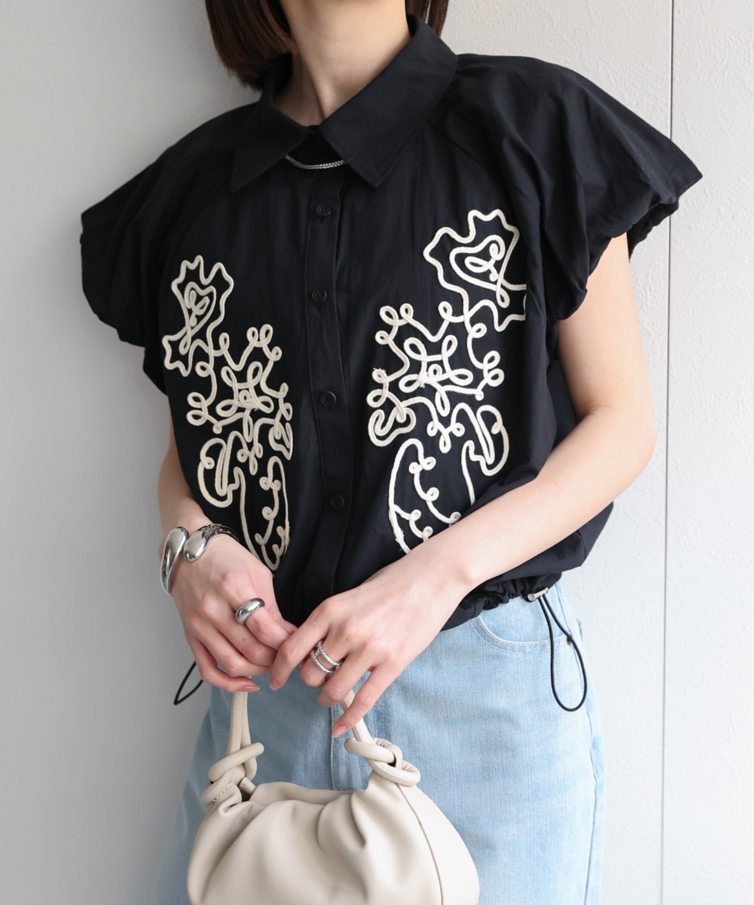 model：162㎝着用サイズ：F