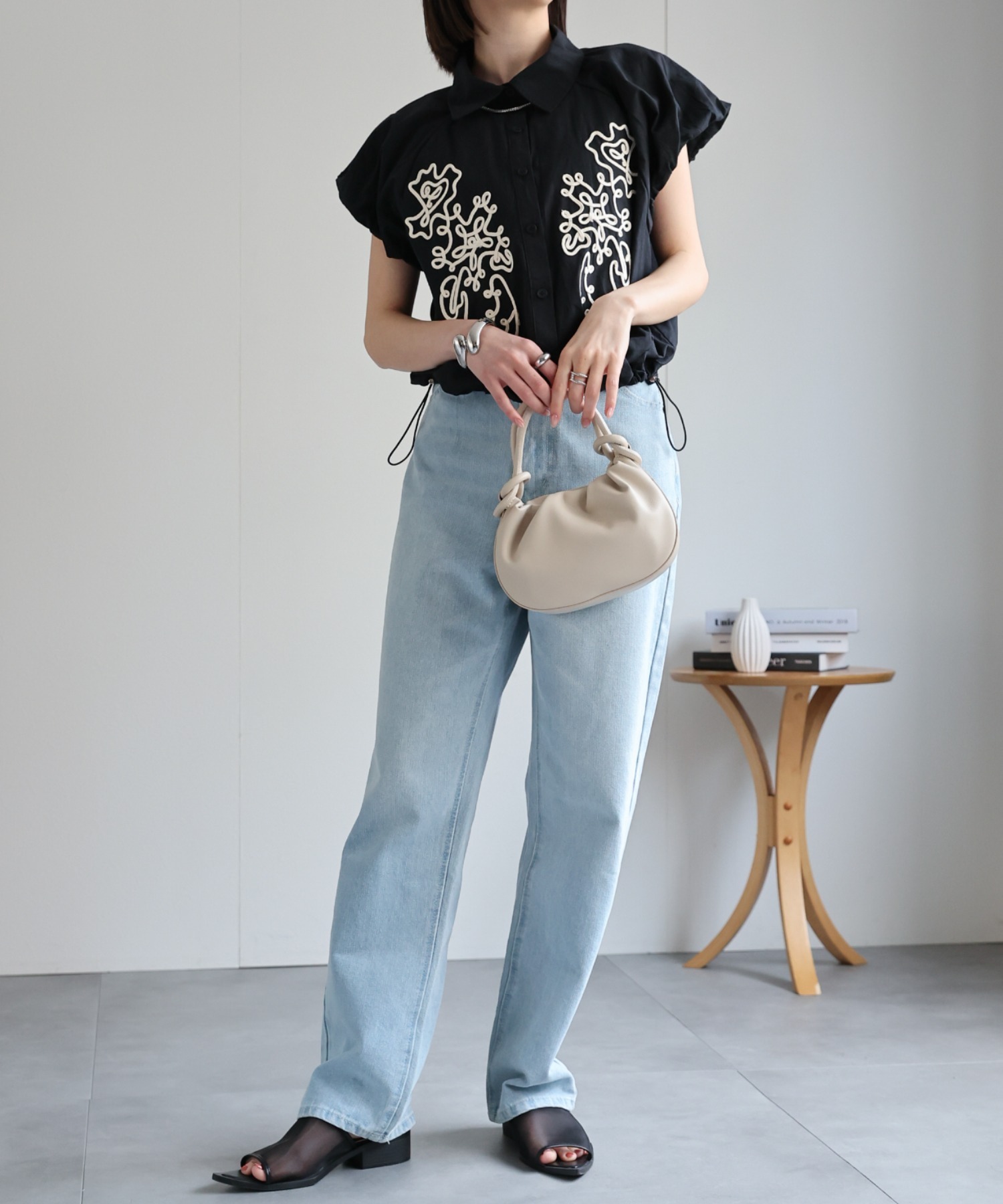 model：162㎝着用サイズ：F