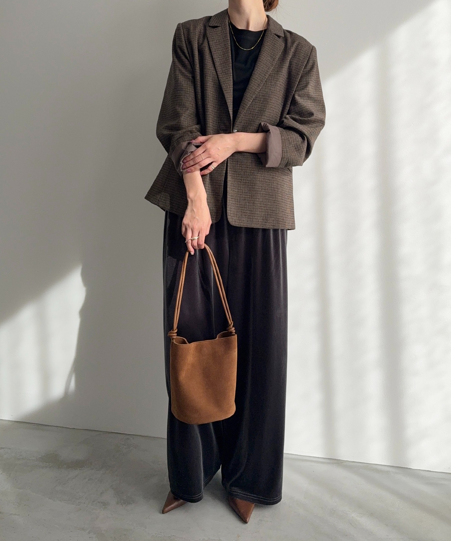 model：H166　着用サイズ：M