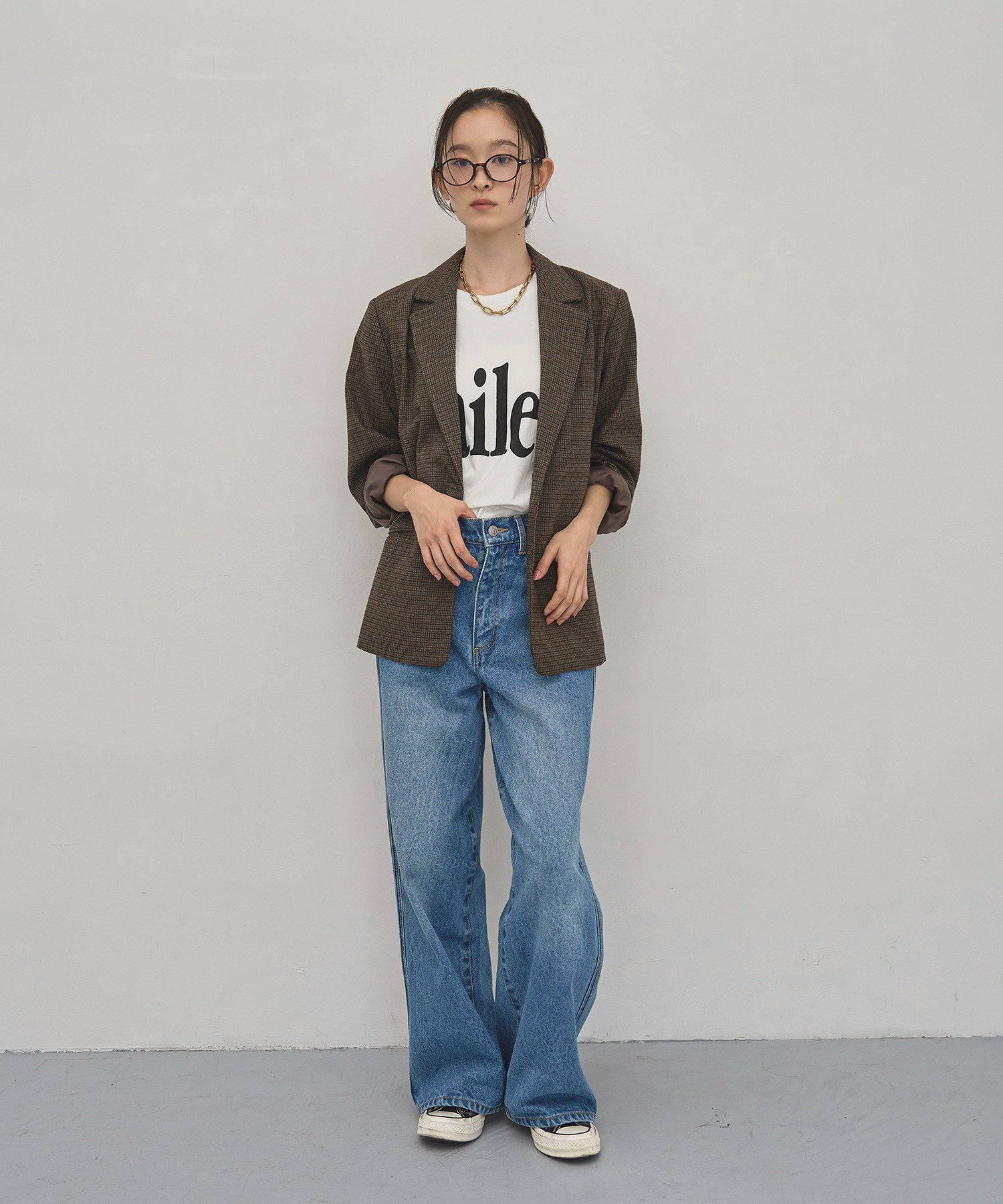 model：H162　着用サイズ：M
