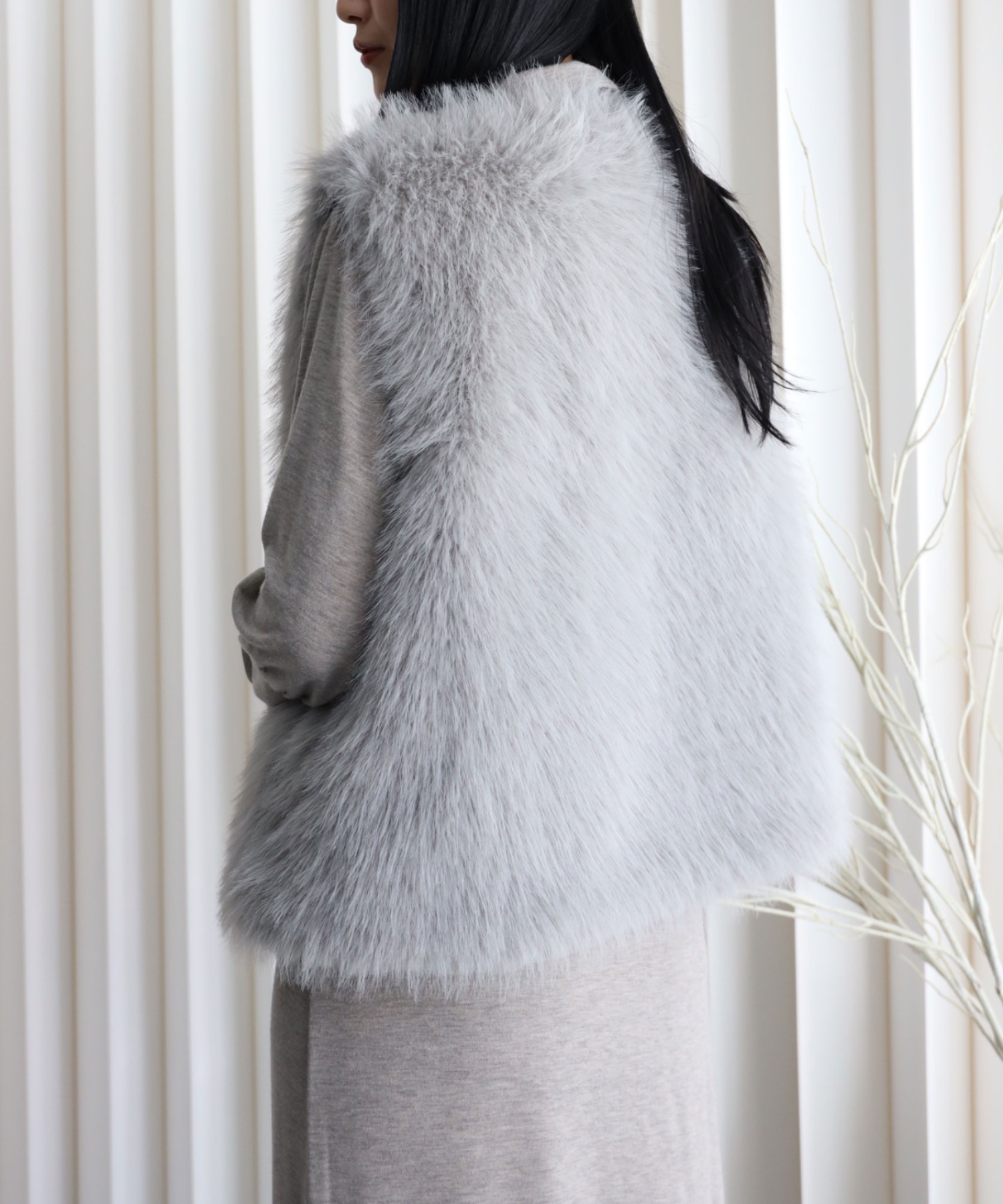 model：164cm. 着用サイズ：FREE