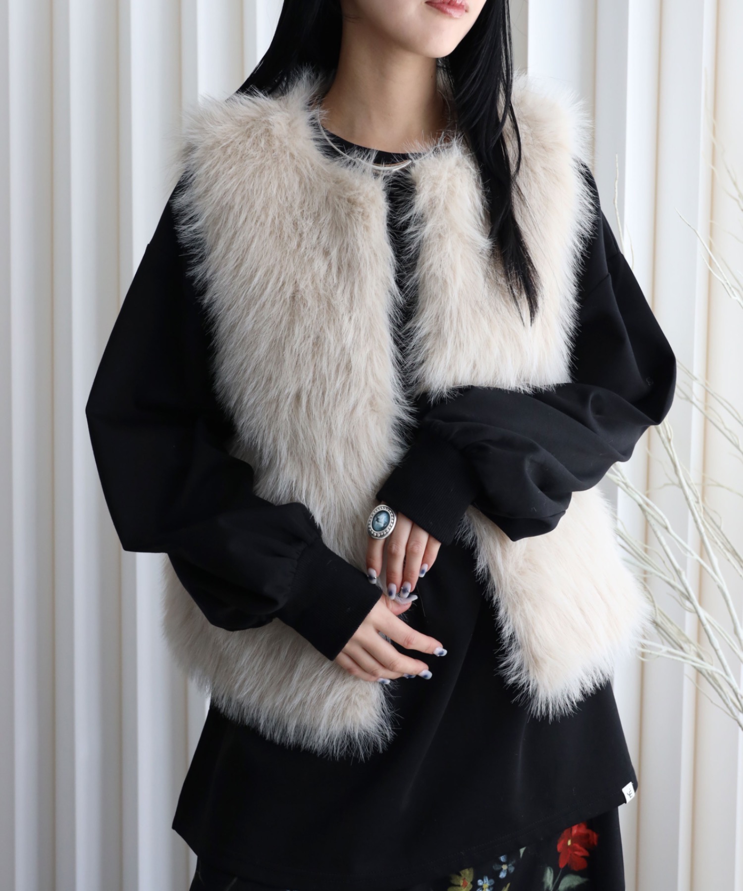 model：164cm. 着用サイズ：FREE