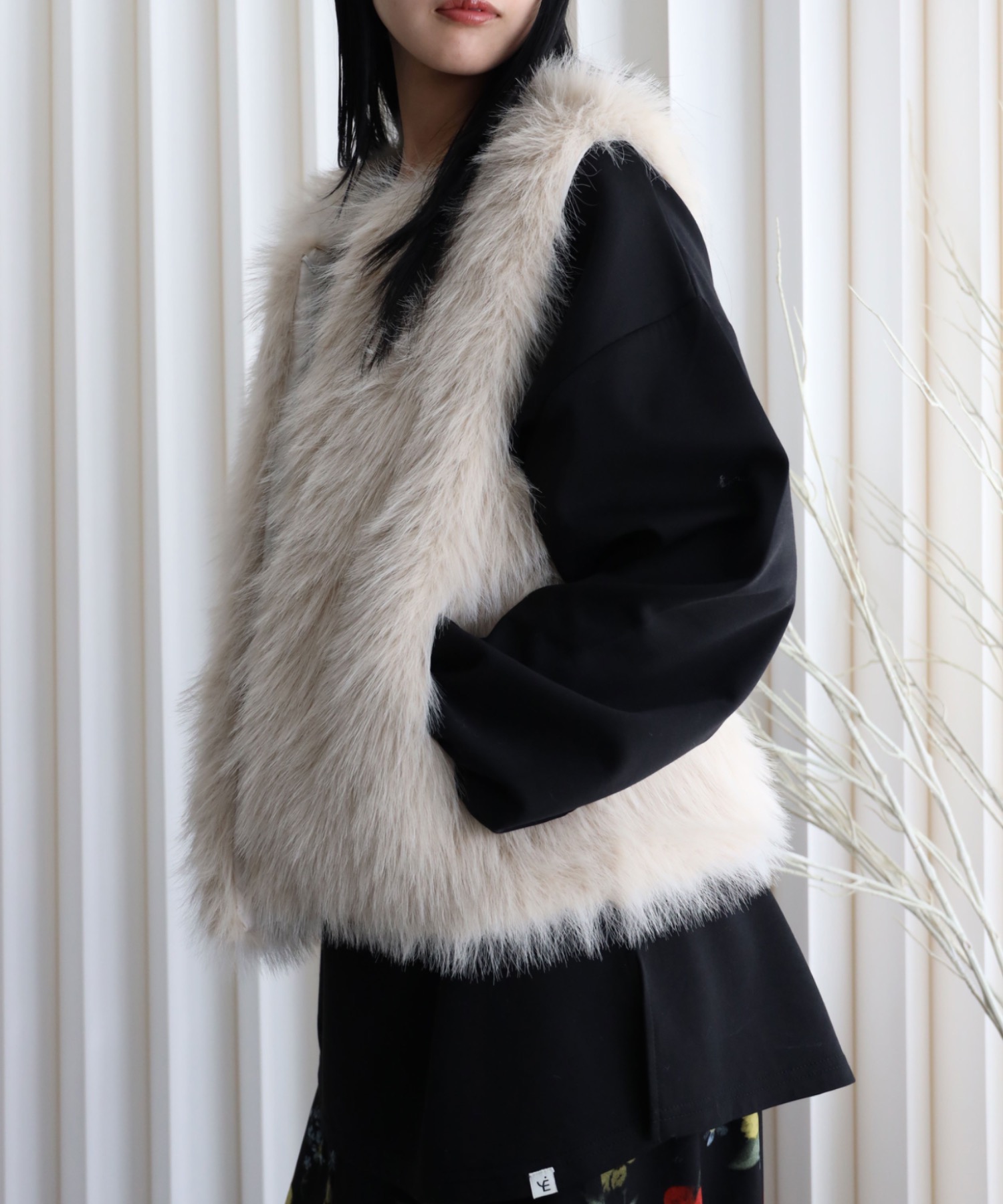 model：164cm. 着用サイズ：FREE