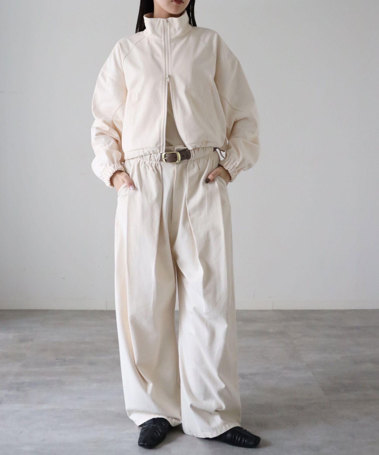 model：164cm. 着用サイズ：FREE