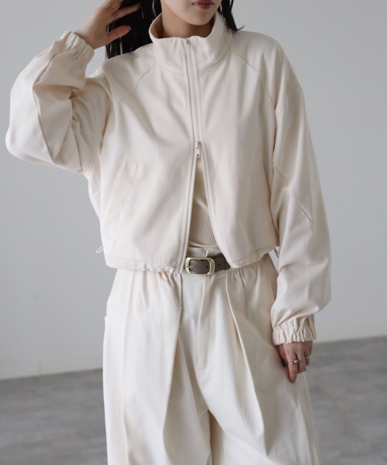 model：164cm. 着用サイズ：FREE