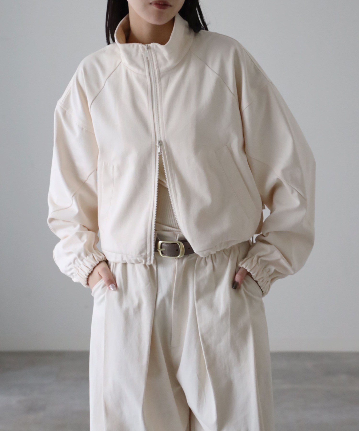 model：164cm. 着用サイズ：FREE