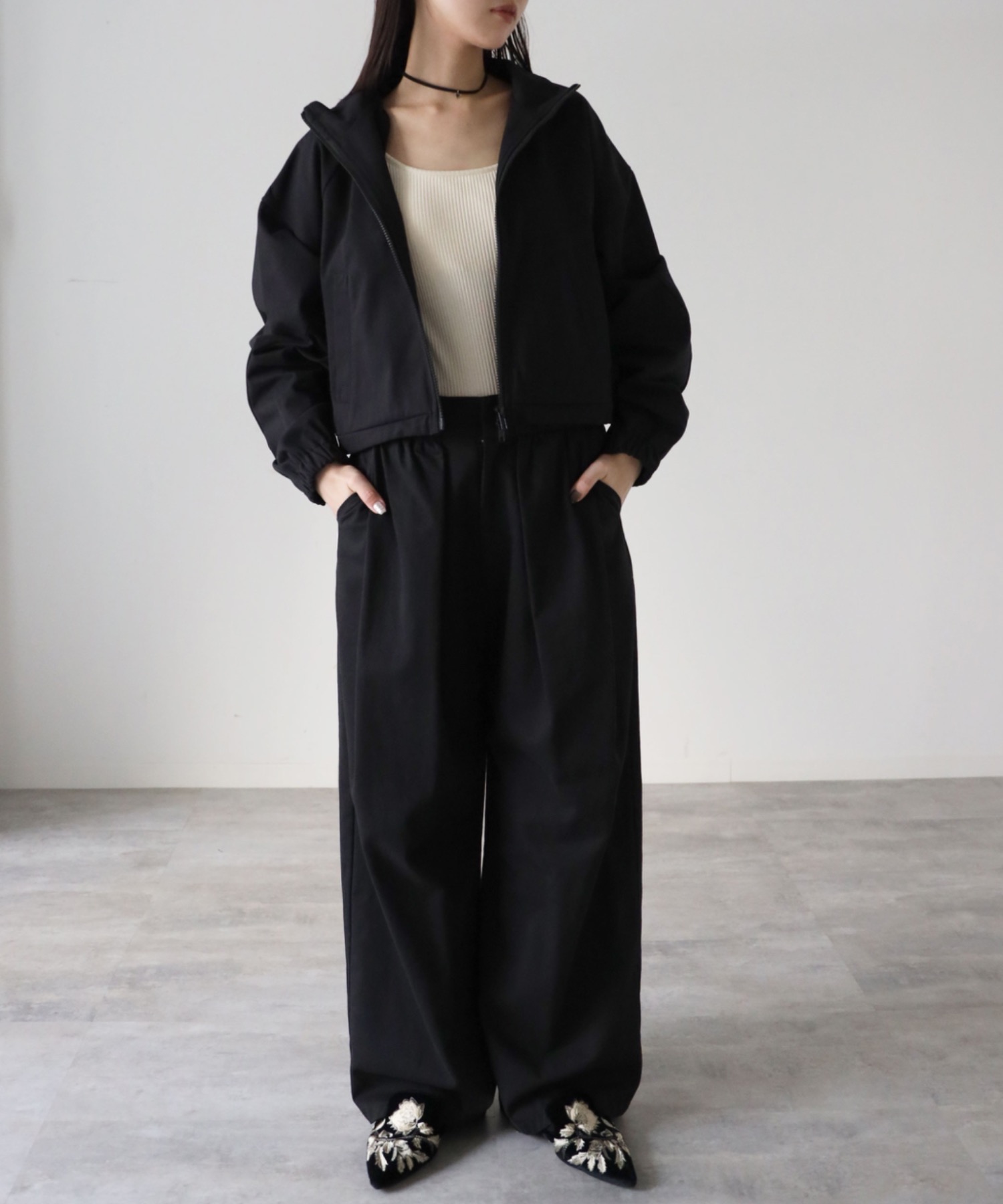 model：164cm. 着用サイズ：FREE