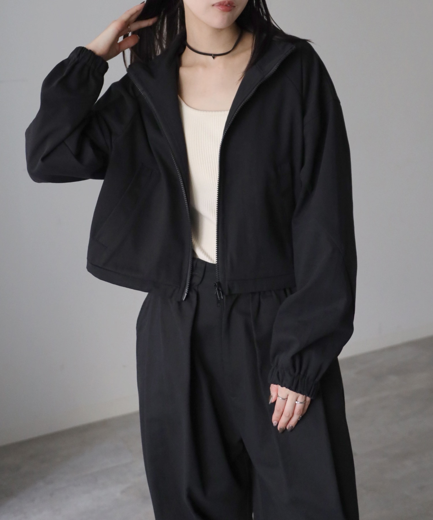 model：164cm. 着用サイズ：FREE