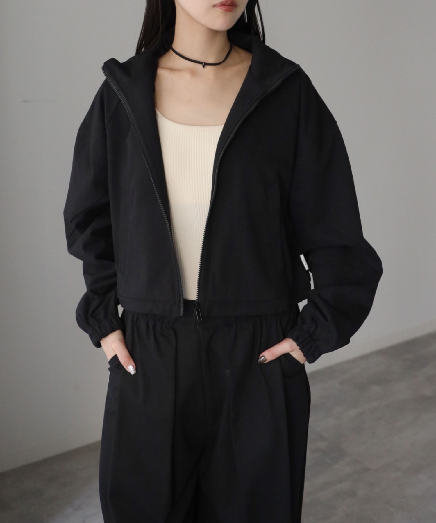 model：164cm. 着用サイズ：FREE