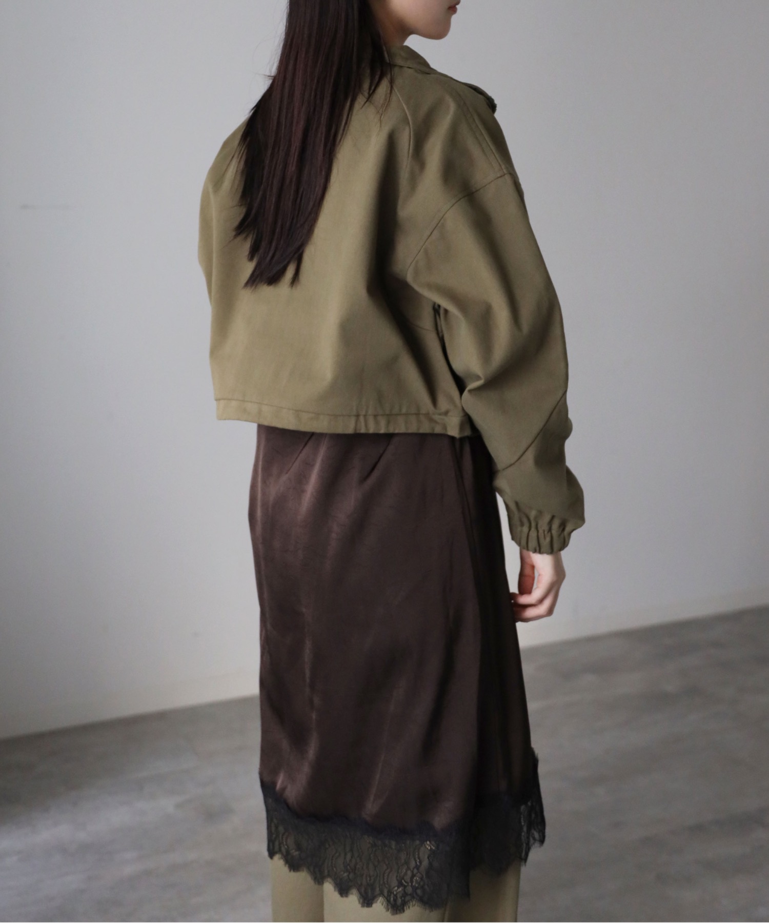 model：164cm. 着用サイズ：FREE