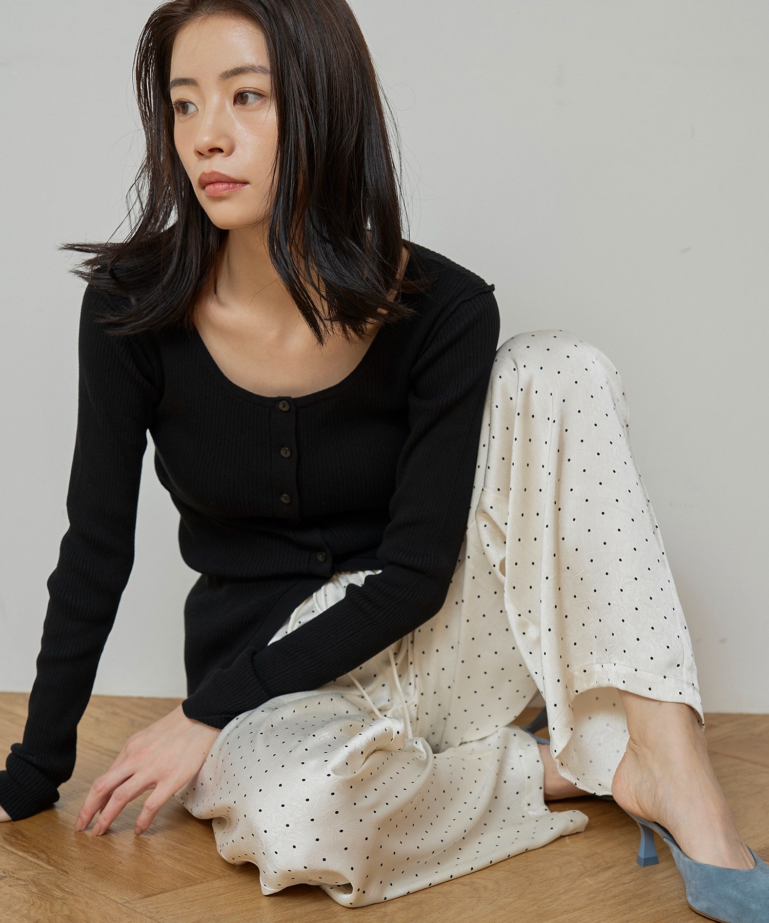 model：H162　着用サイズ：F