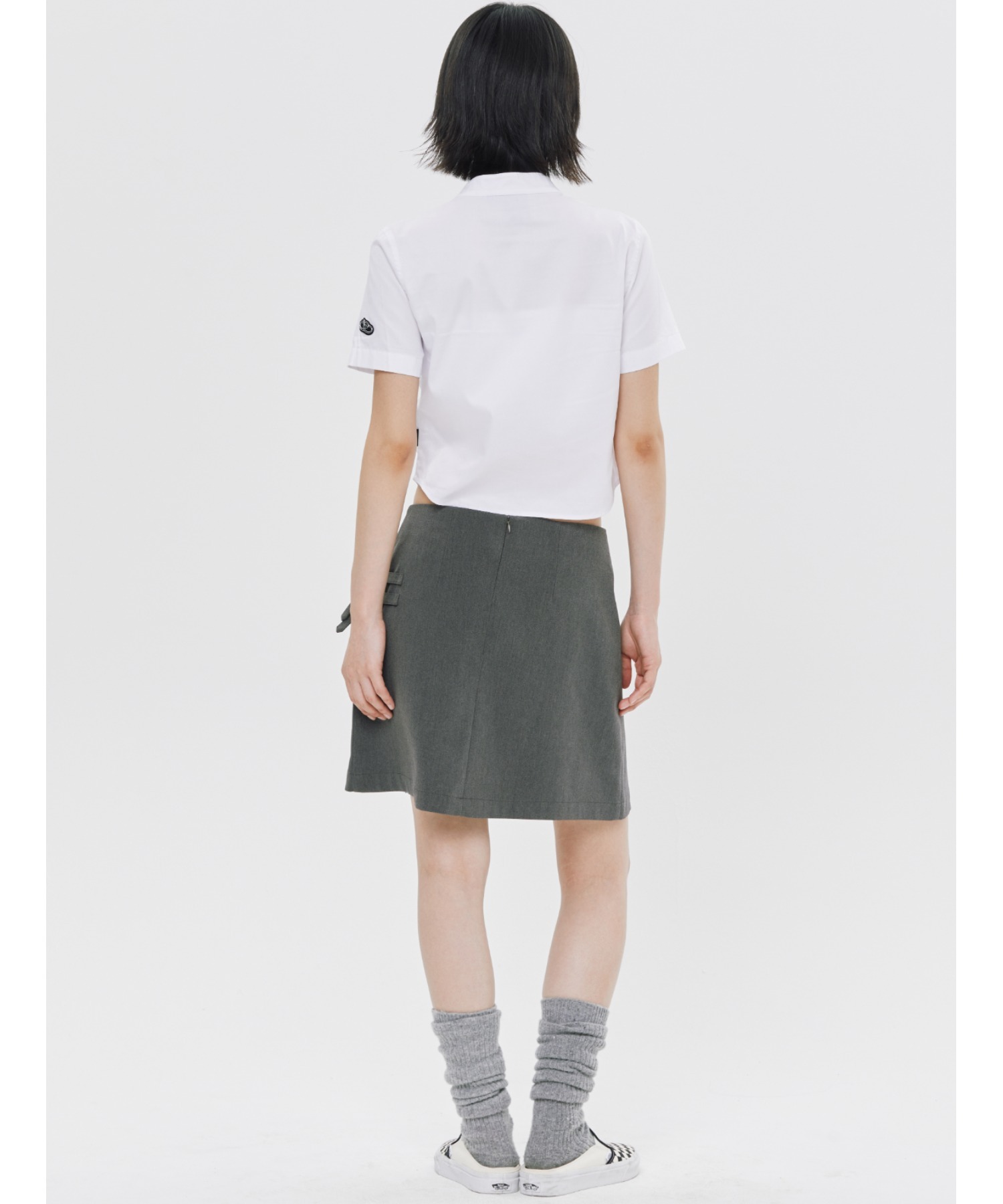ROMANTIC CROWN★レディース★SHIRRING COTTON ZIP UP♪ ROMANTIC CROWN] SHIRRING COTTON ZIP UP/追跡付 (ROMANTIC