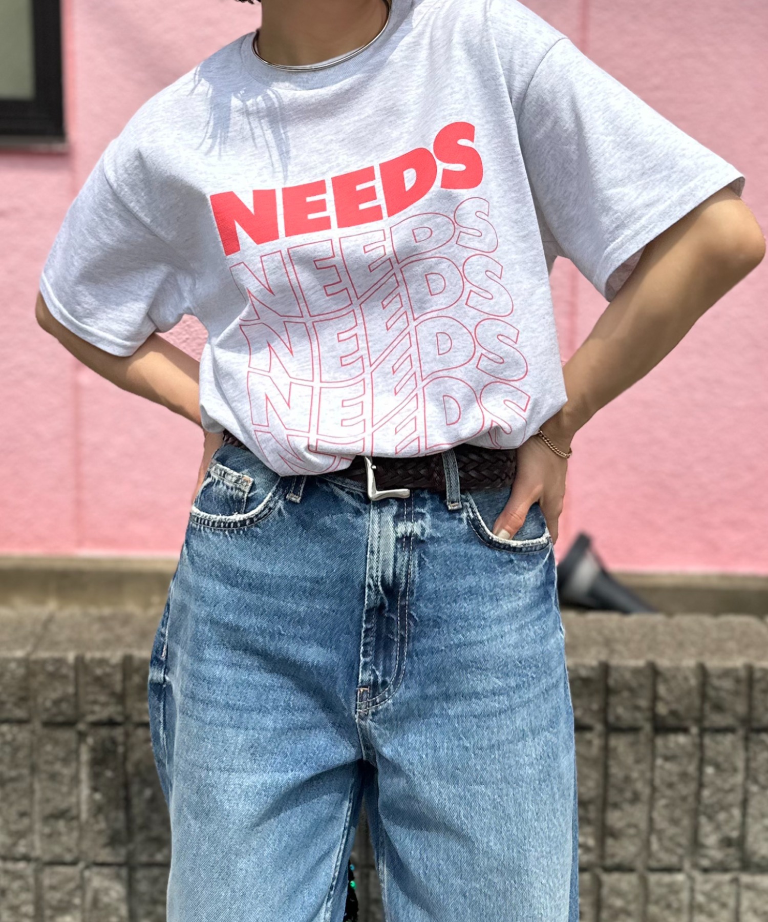 アッシュグレー（オートミール）
model:154cm 着用サイズ:M