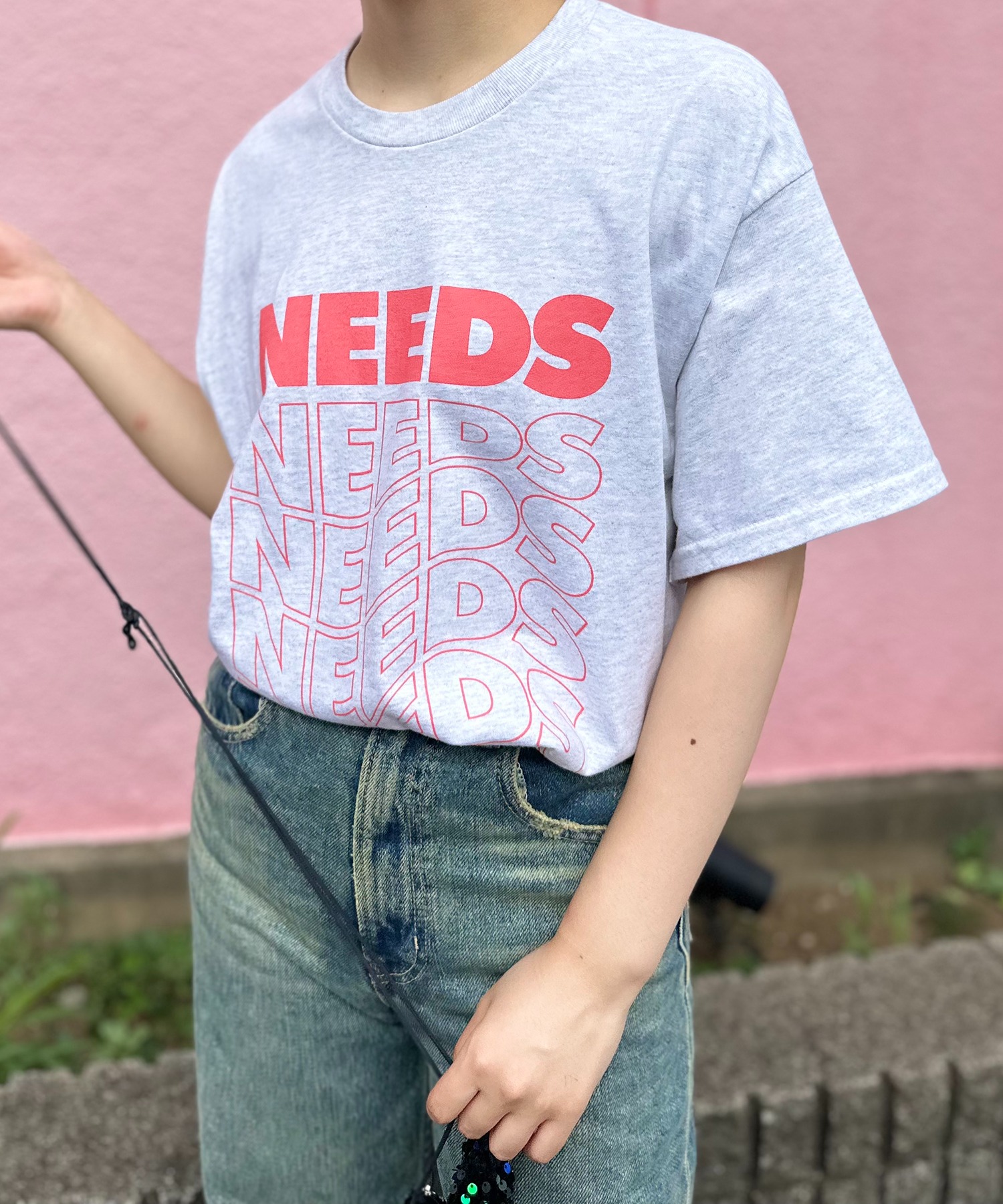 アッシュグレー（オートミール）
model:154cm 着用サイズ:M