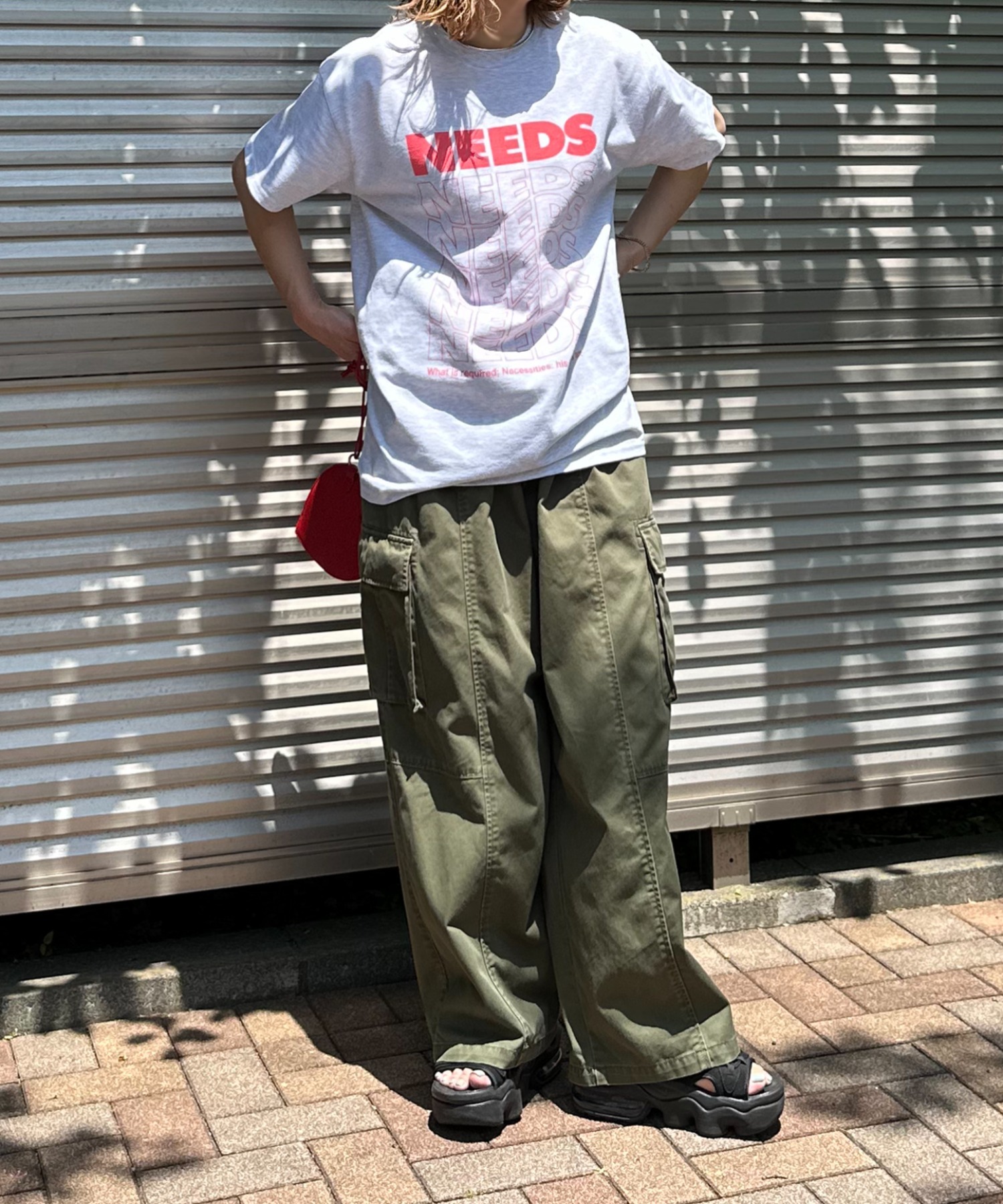 アッシュグレー（オートミール）
model:154cm 着用サイズ:M