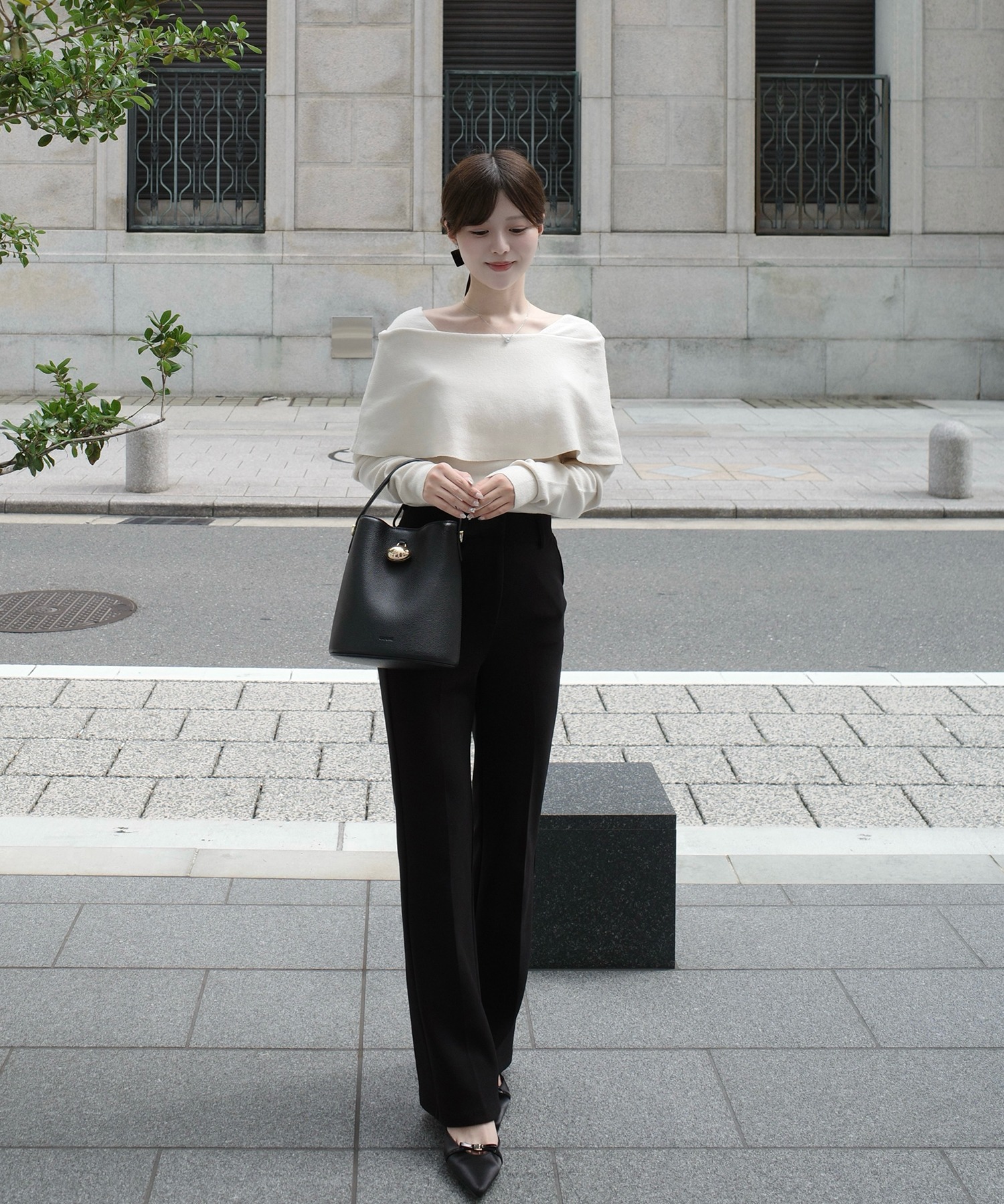 model：H153 着用サイズ：FREE