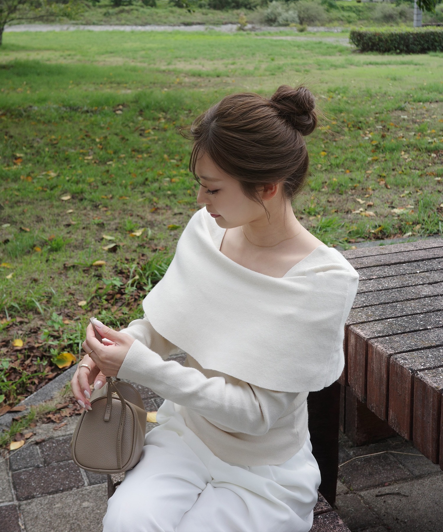 model：H155 着用サイズ：FREE