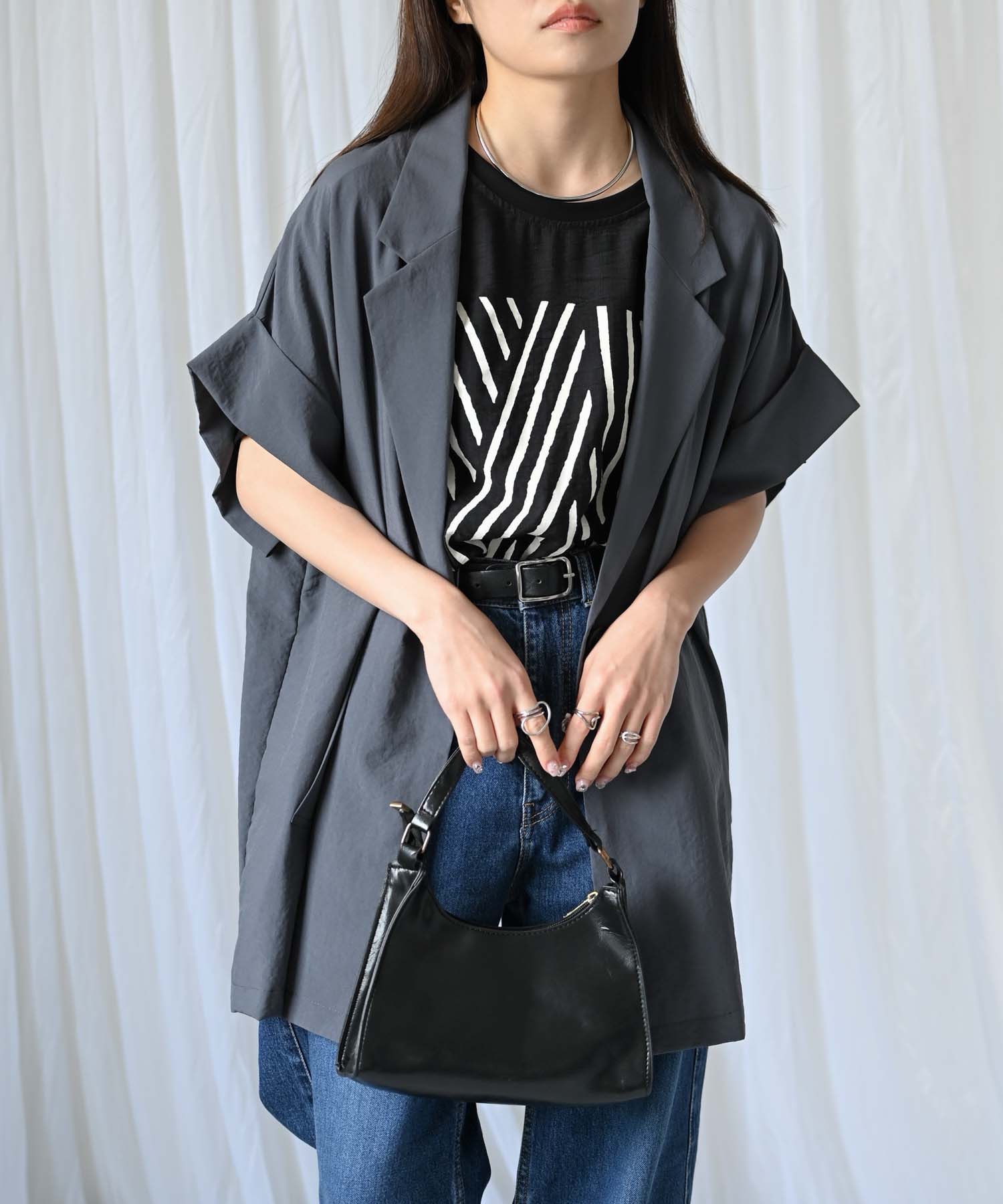 model：H157 着用サイズ：M