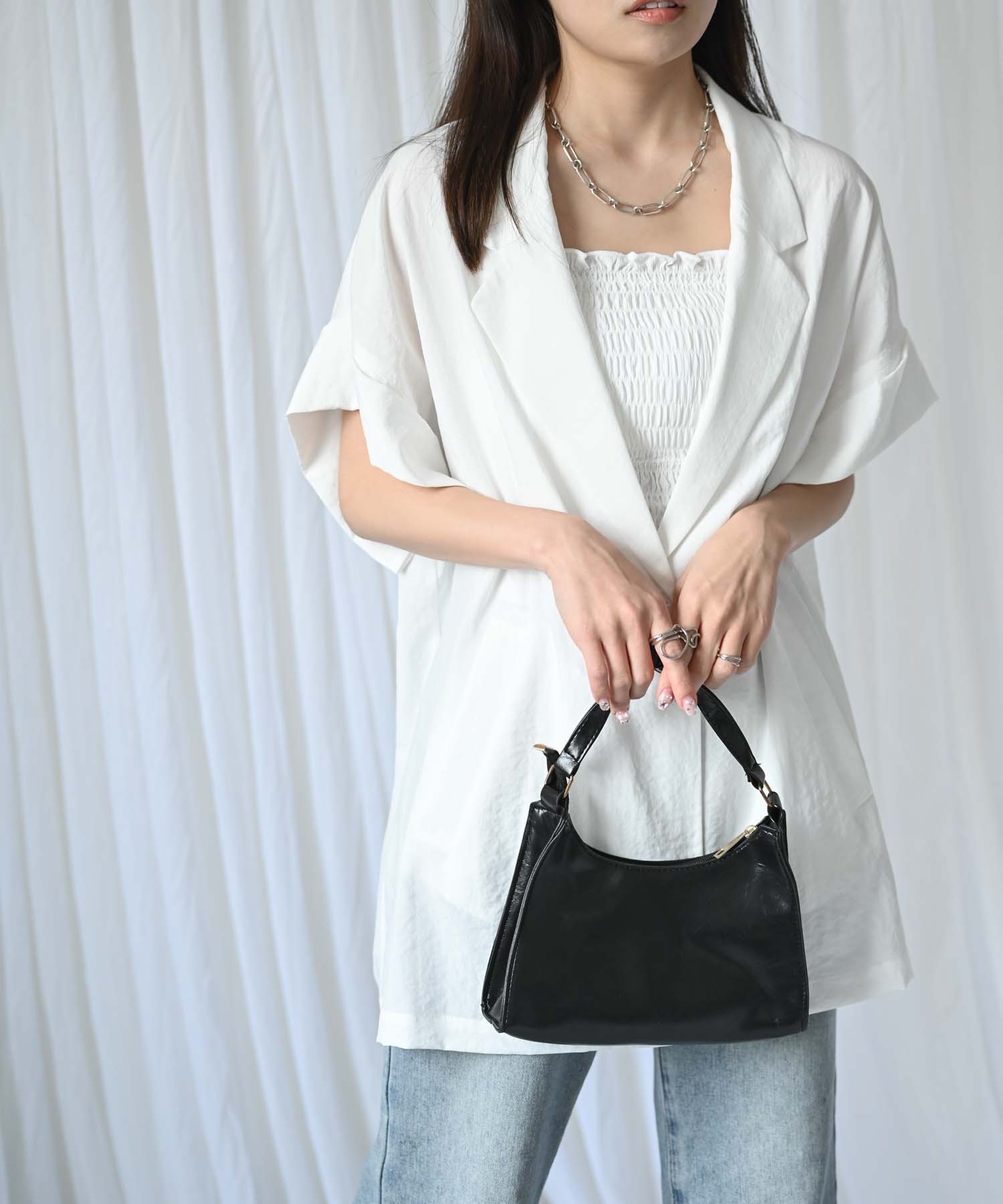 model：H157 着用サイズ：M