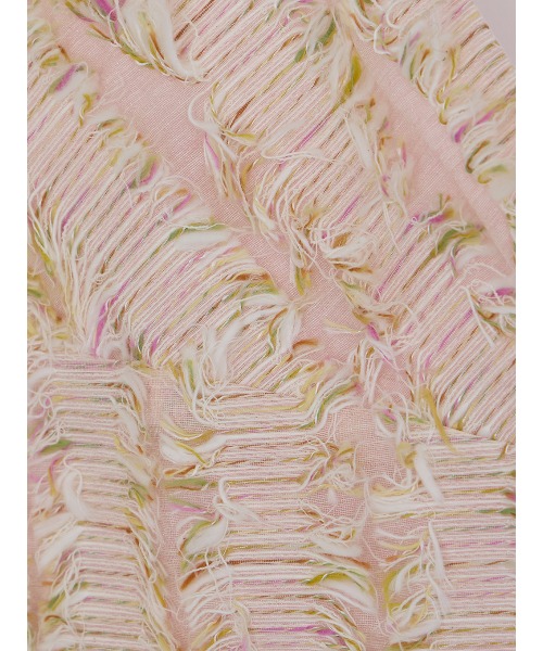 本物 2WAY MIX PINK SHAGGY BUSTIER ameri 2WAY MIX PINK SHAGGY