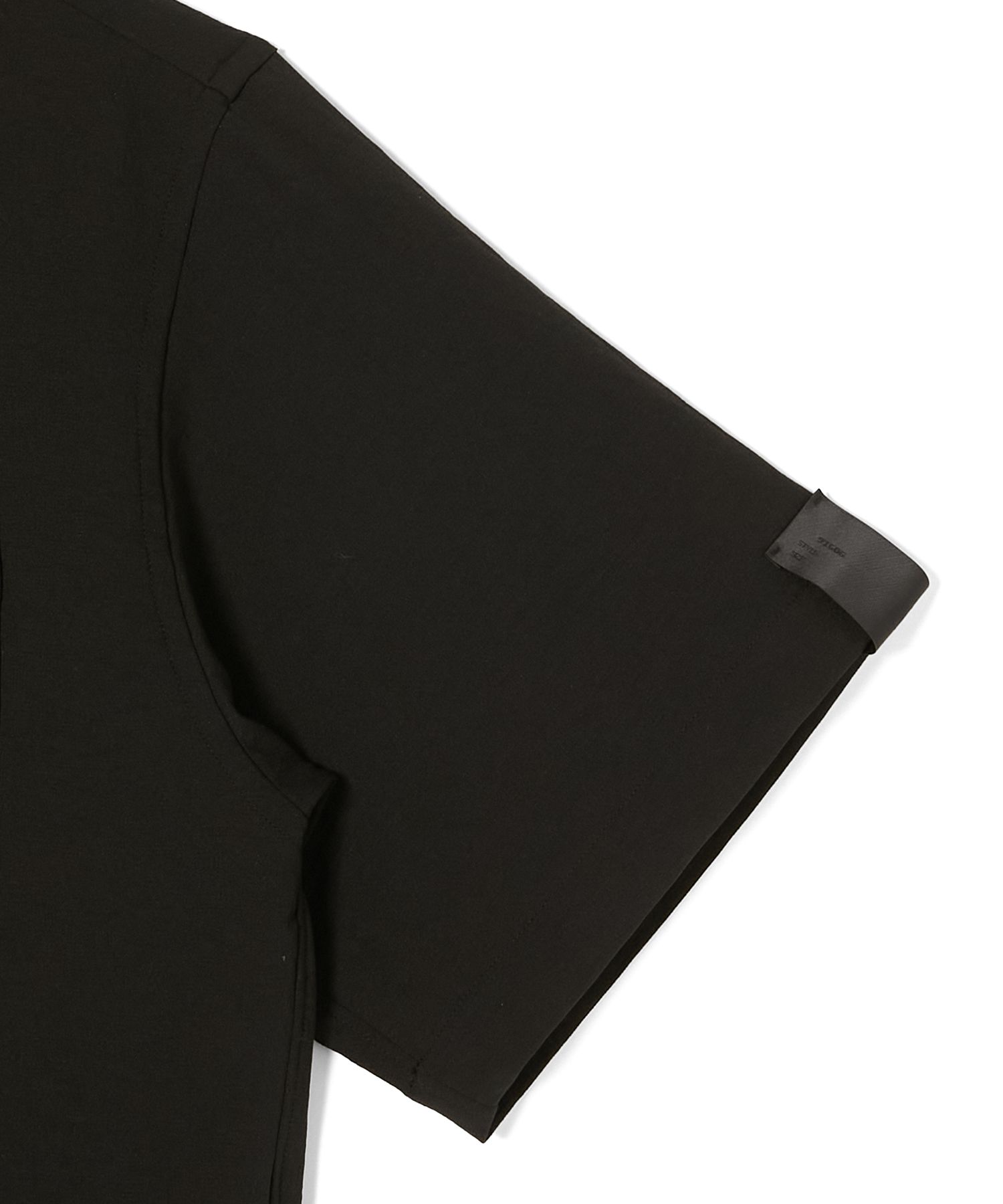 N.HOOLYWOOD セットアップ 36R ブラック ストライプ フレア HALF SLEEVE BIG SHIRT N.HOOLYWOOD COMPILE│N-HOOLYWOOD.COM