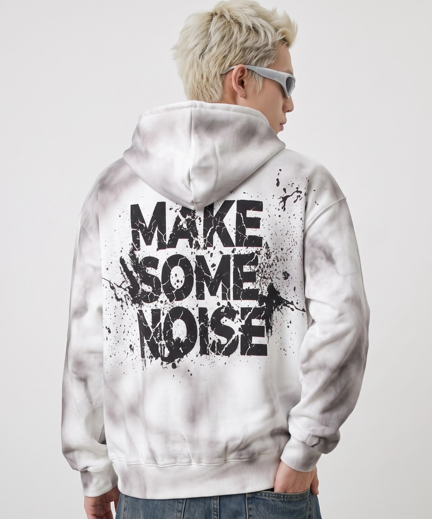 A'GEM/9 × .kom 『A'gem/エージェム』SPRAY ZIP-UP HOODIE/スプレー
