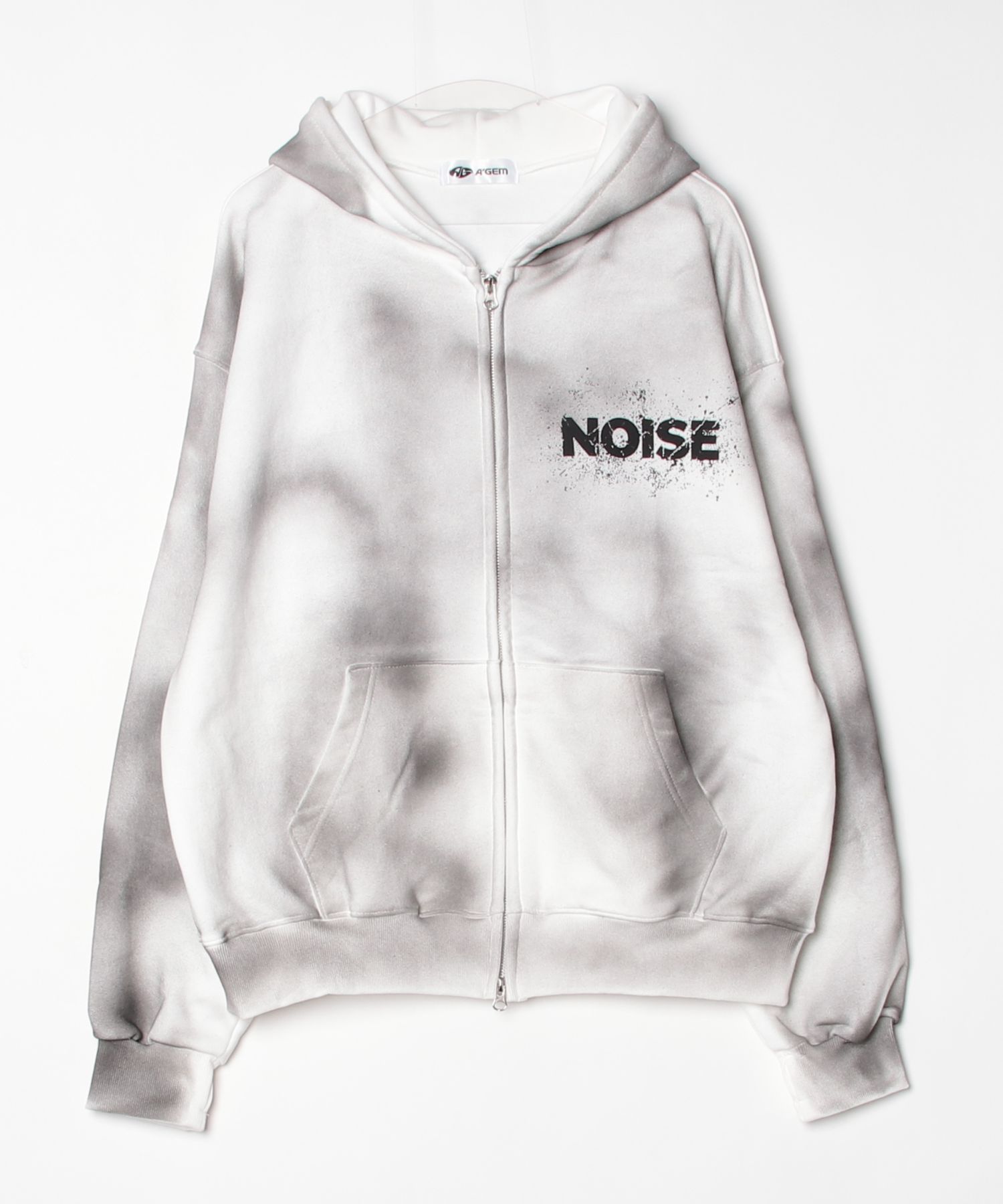A'GEM/9 × .kom 『A'gem/エージェム』SPRAY ZIP-UP HOODIE/スプレー
