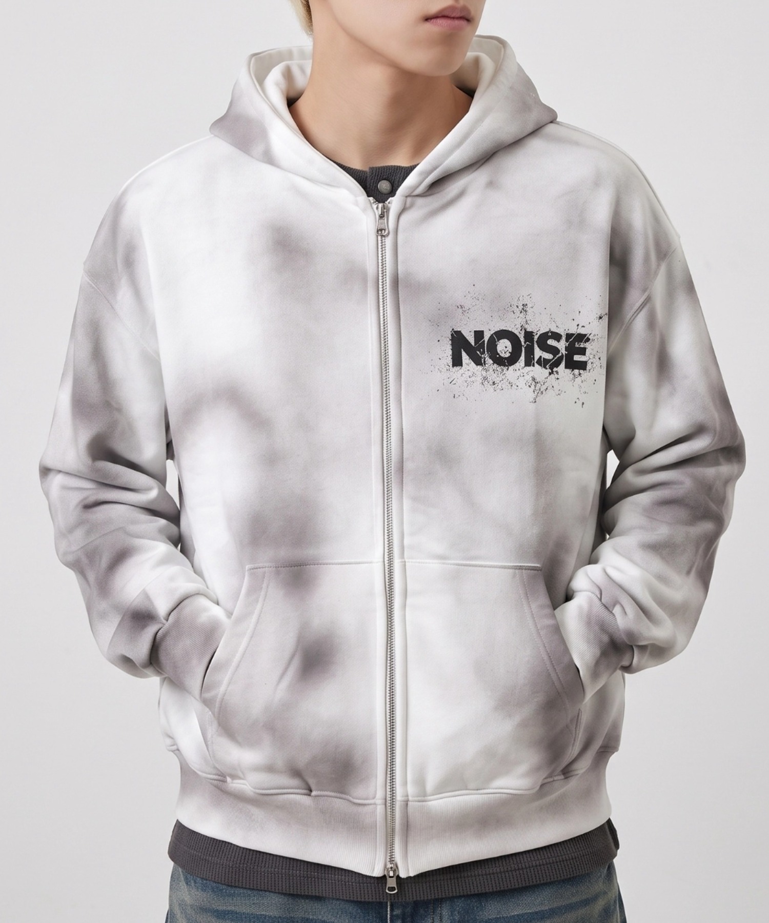 A'GEM/9 × .kom 『A'gem/エージェム』SPRAY ZIP-UP HOODIE/スプレー A'GEM/9 × .kom 『A'gem/エージェム』SPRAY ZIP-UP HOODIE/スプレー
