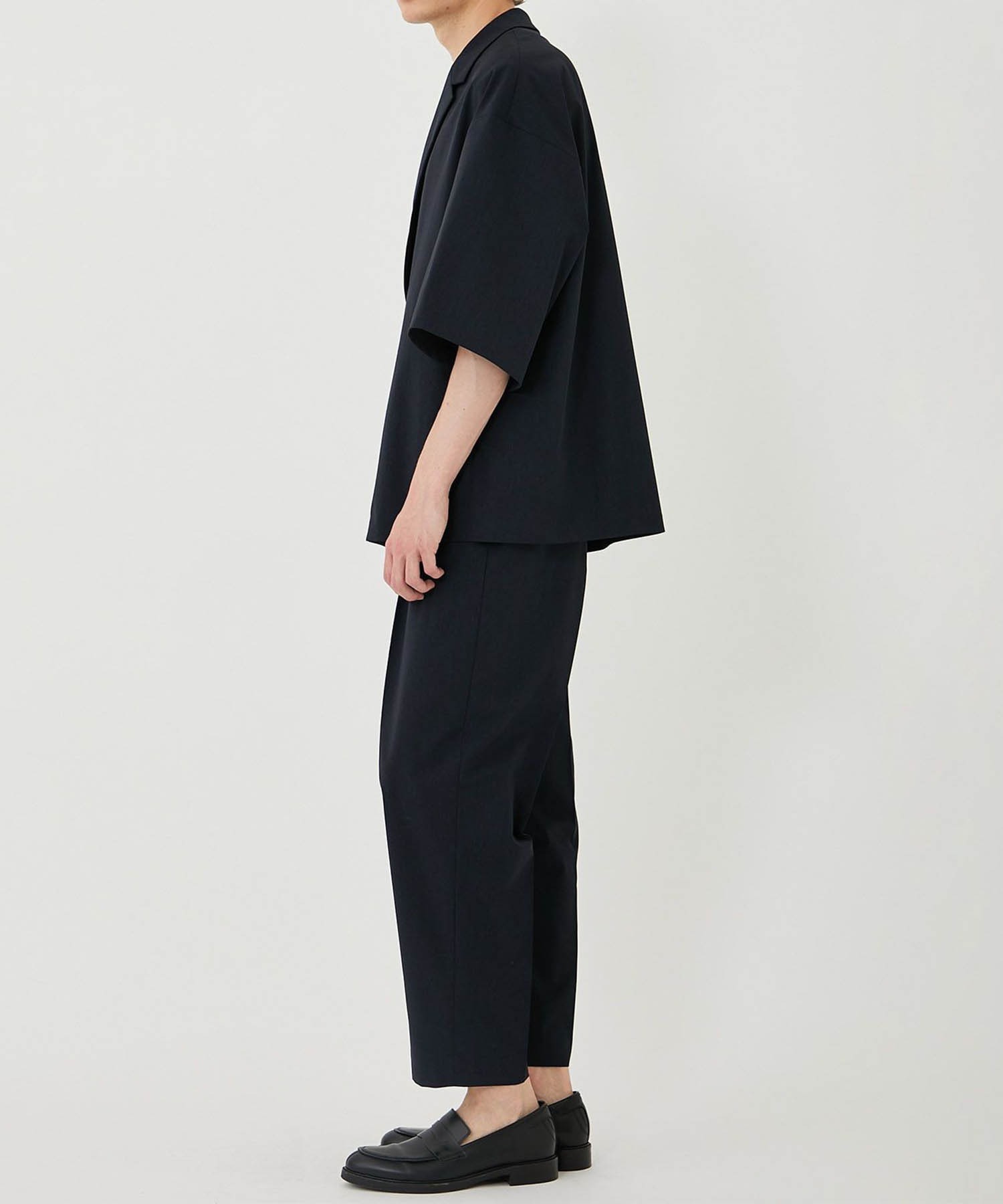 Quick dry リネンライクハーフスリーブジャケット