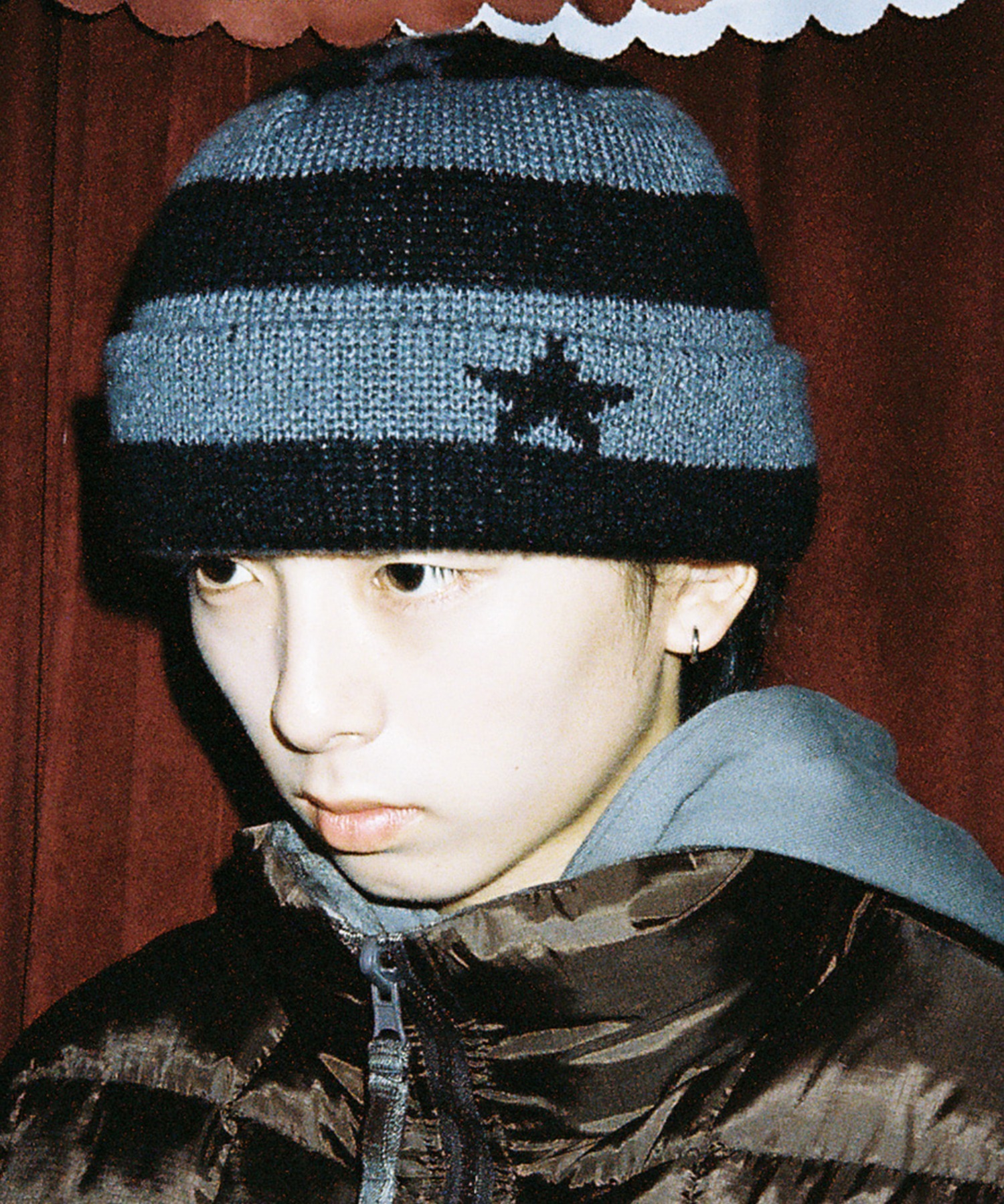 THE MUSEUM VISITOR★韓国★CUBIC LOGO STITCHED BEANIE 3色 THE MUSEUM VISITOR☆韓国☆CUBIC LOGO STITCHED BEANIE 3色