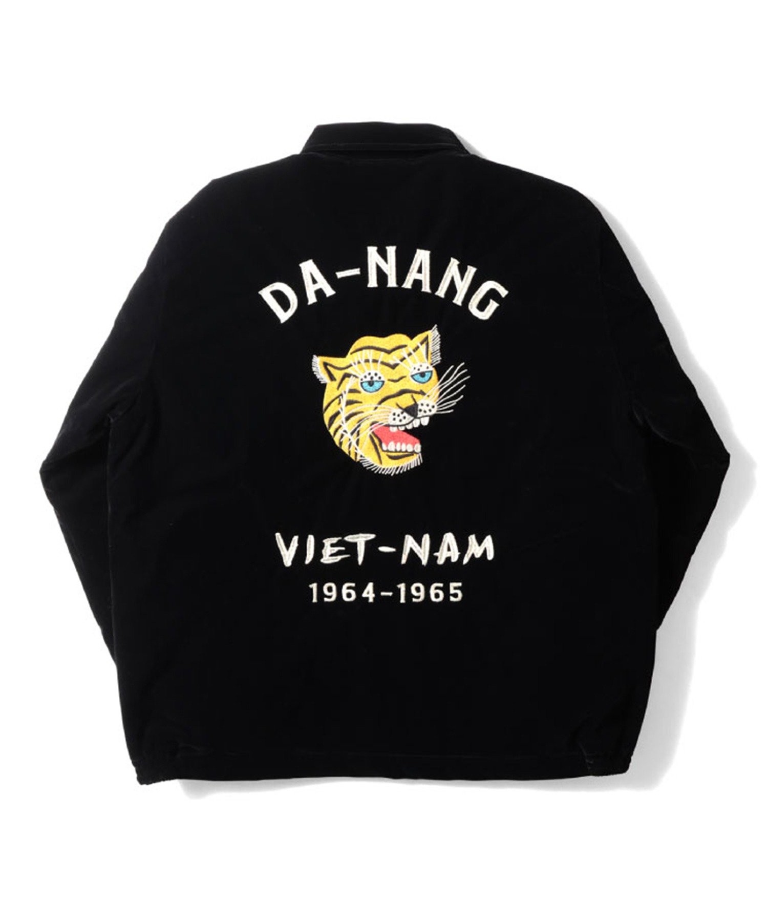 HOUSTON ヒューストン VELVETEN VIETNAM JACKET 虎 MAP柄 刺繍 別珍