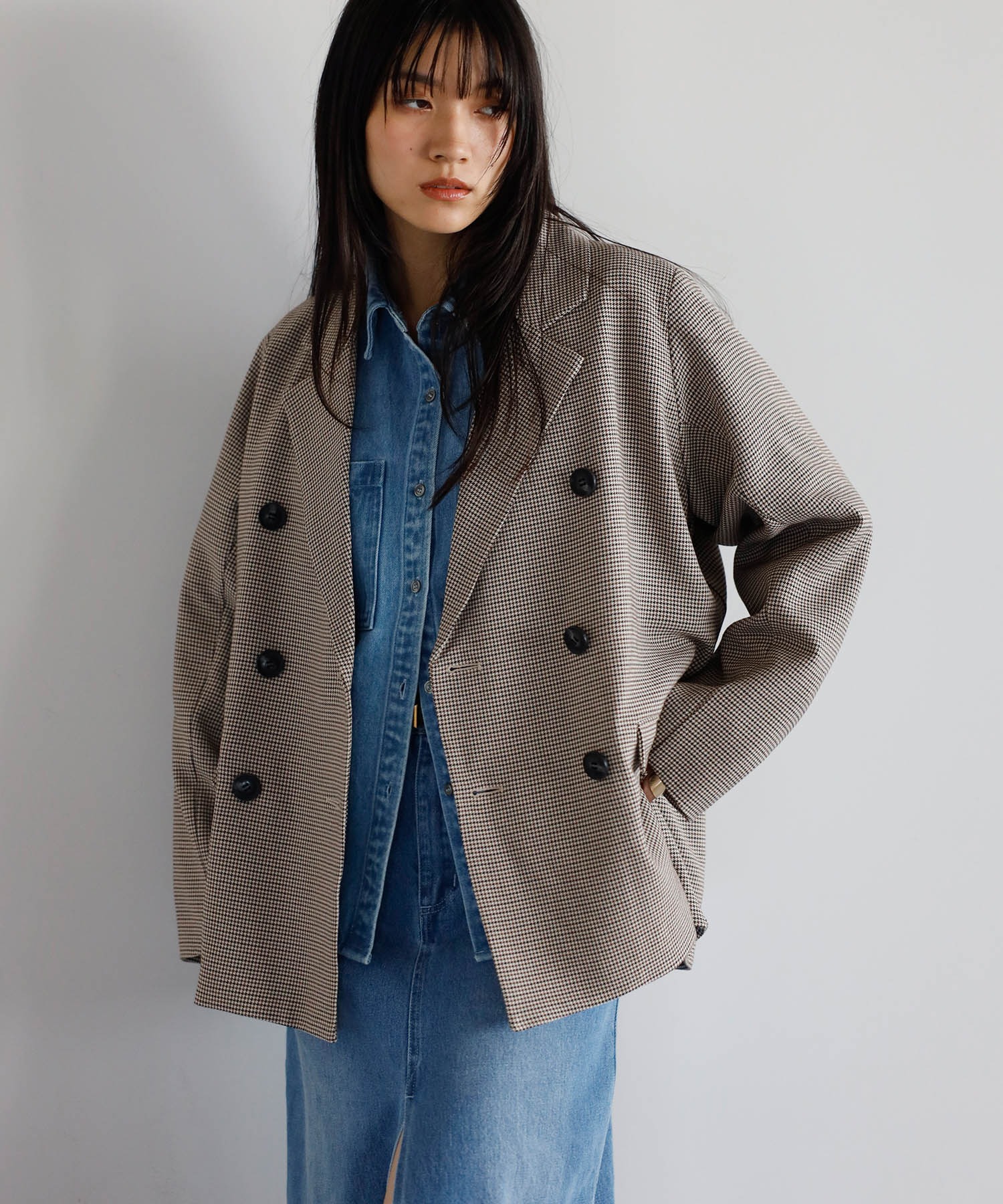 model：H167 着用サイズ：FREE