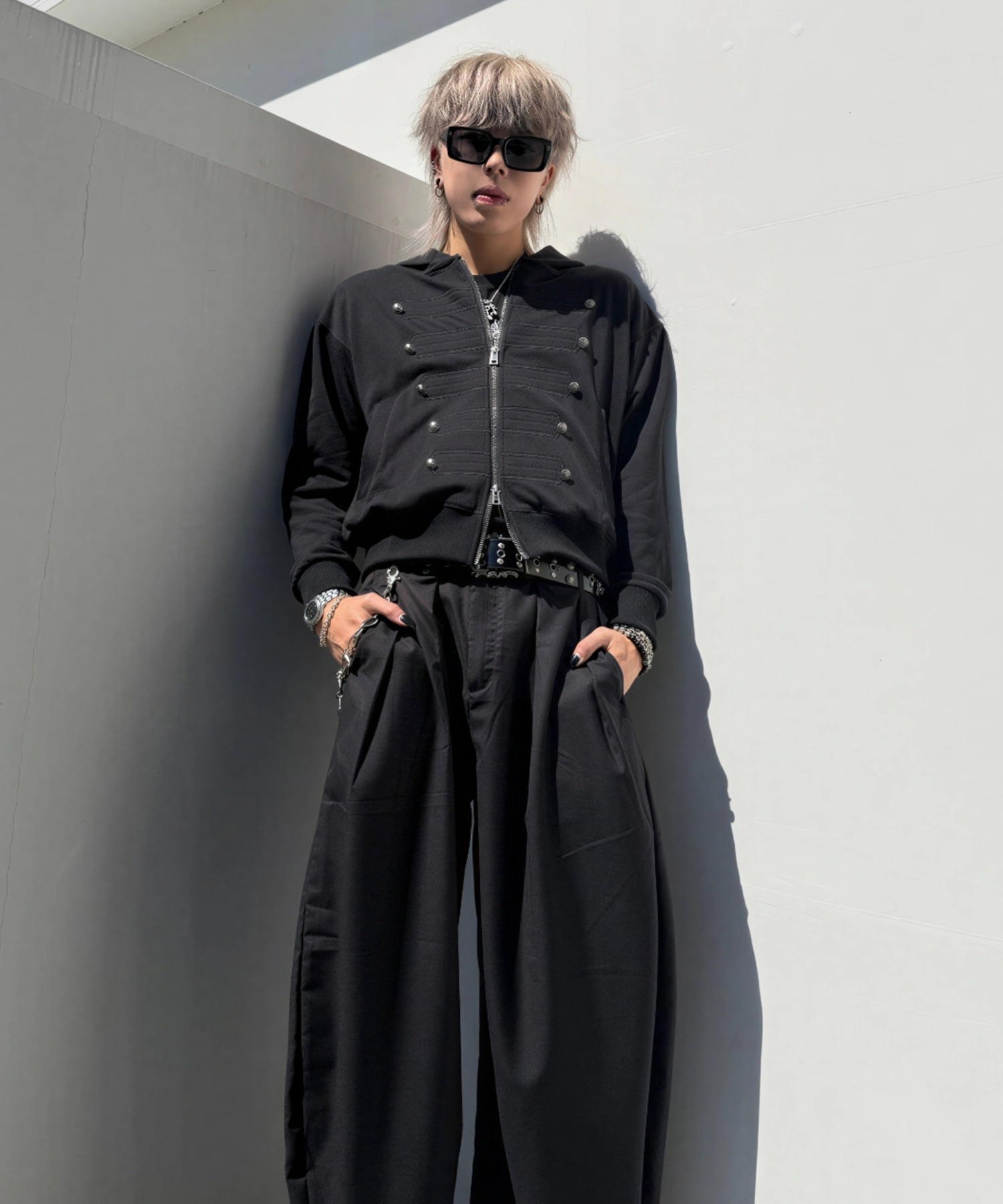 A'GEM/9 × .kom『A'gem/エージェム』NAPOLEON ZIP-UP HOODIE